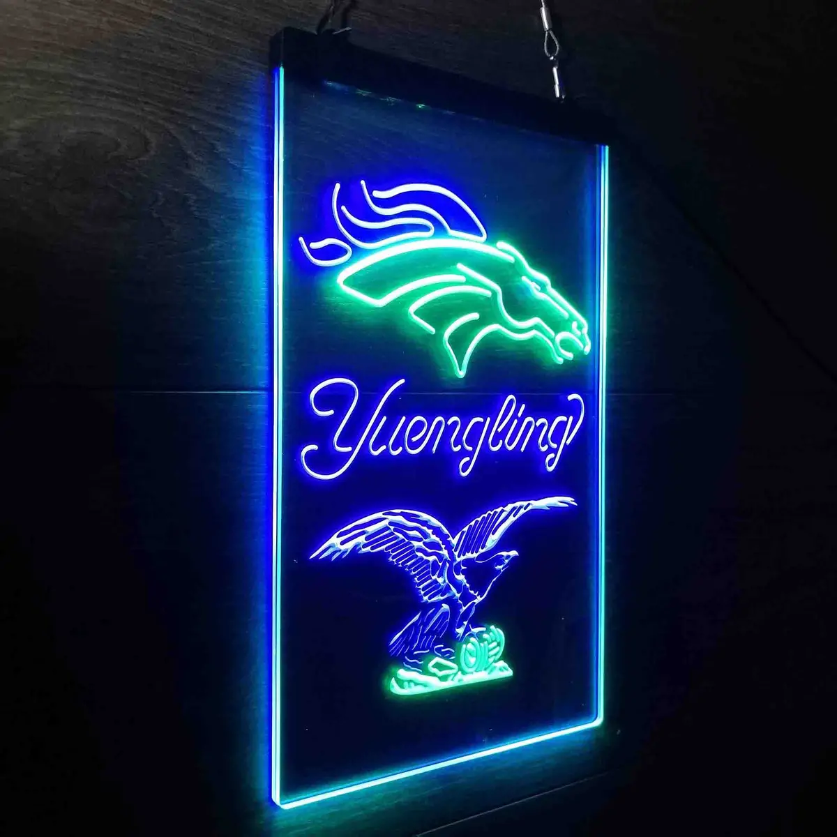 Yuengling Bar Denver Broncos Est. 1960 Neon-Like Led Sign 26