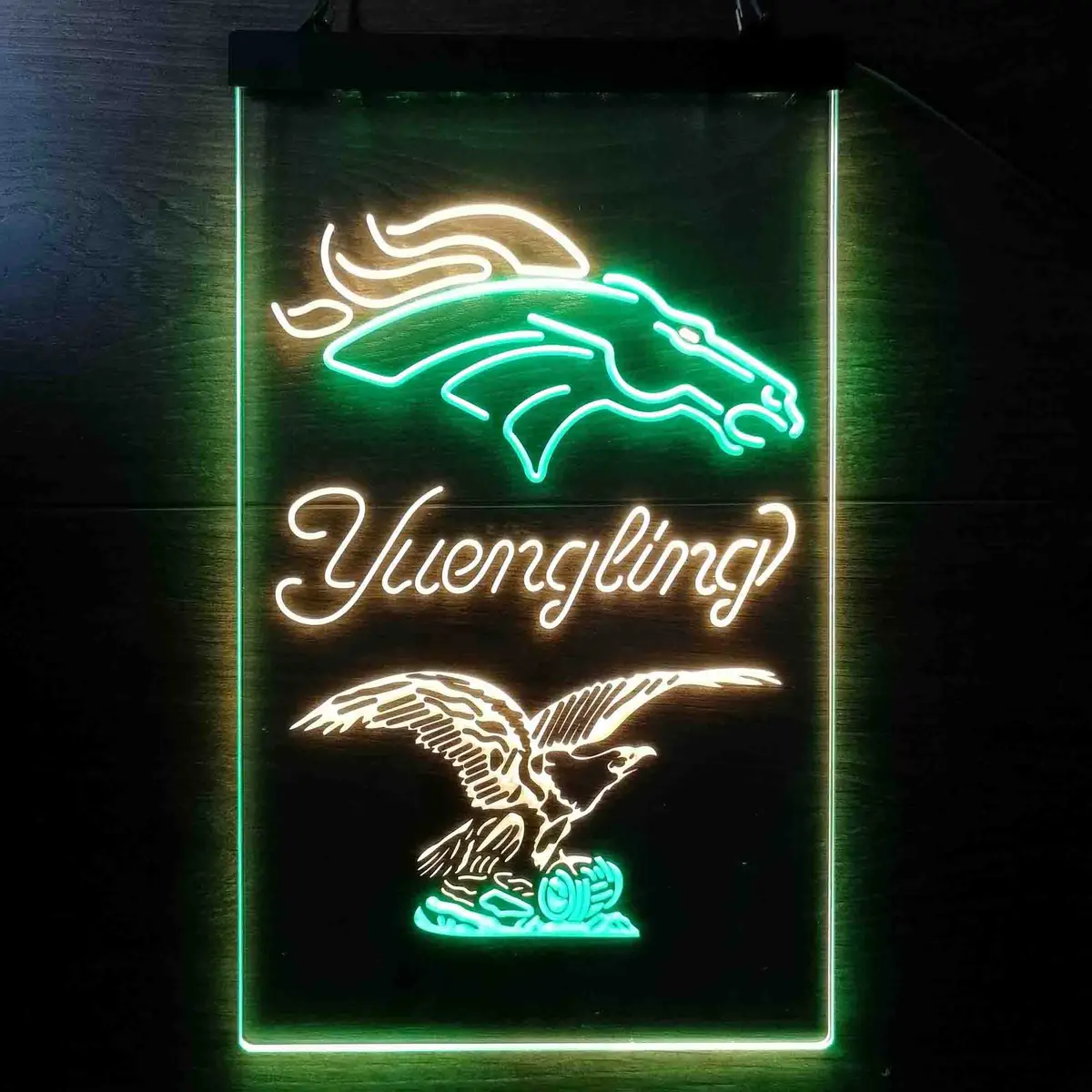 Yuengling Bar Denver Broncos Est. 1960 Neon-Like Led Sign 8
