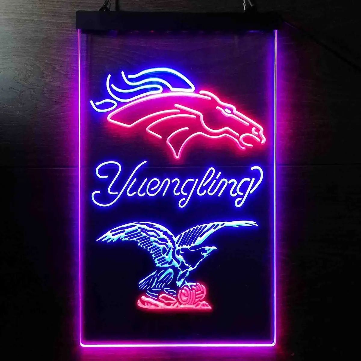 Yuengling Bar Denver Broncos Est. 1960 Neon-Like Led Sign 4