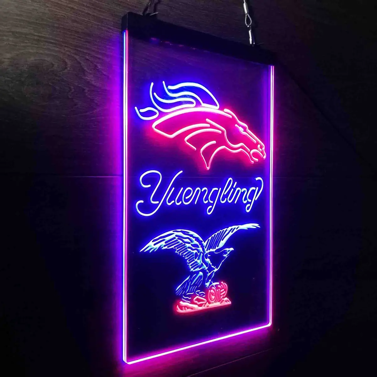 Yuengling Bar Denver Broncos Est. 1960 Neon-Like Led Sign 17