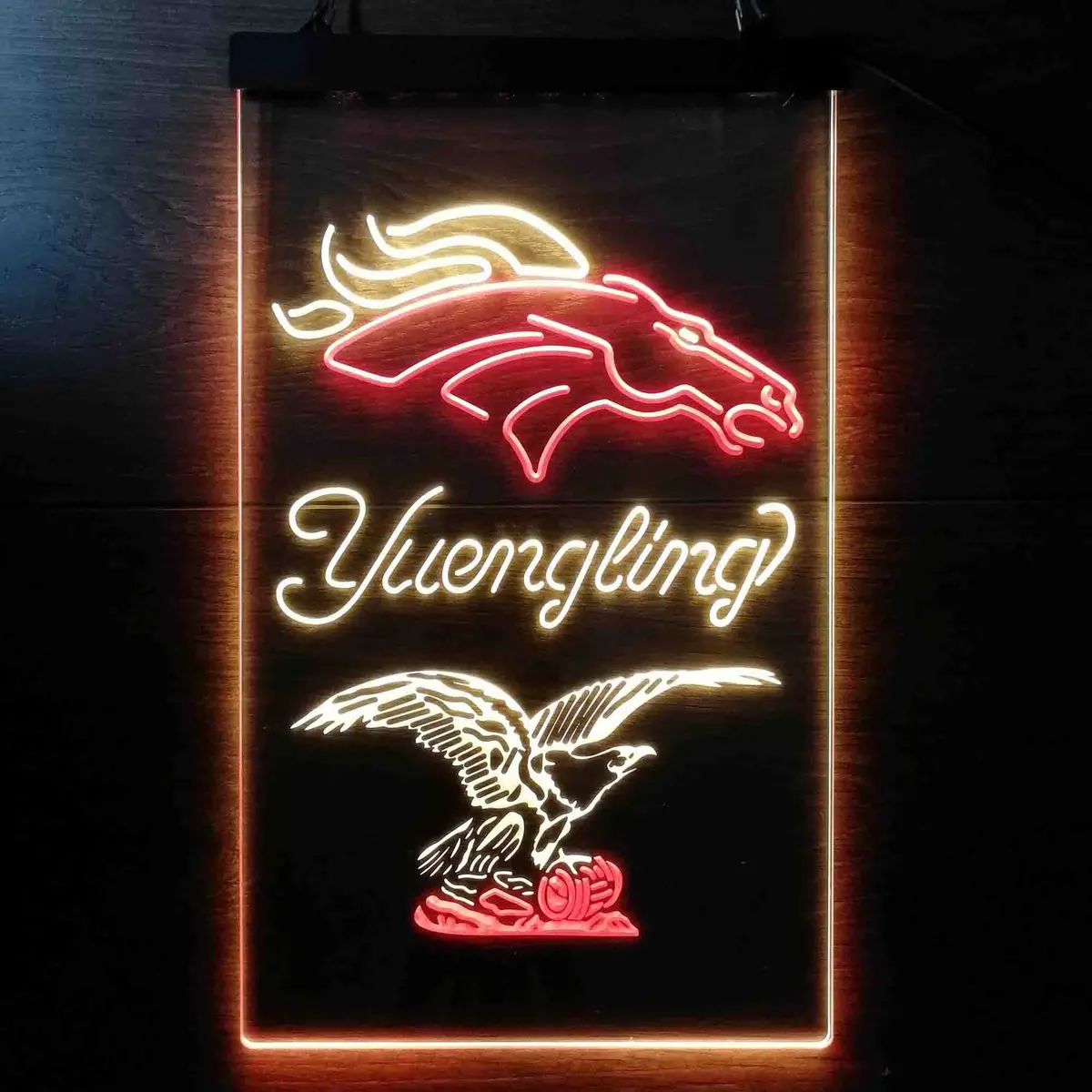Yuengling Bar Denver Broncos Est. 1960 Neon-Like Led Sign 7