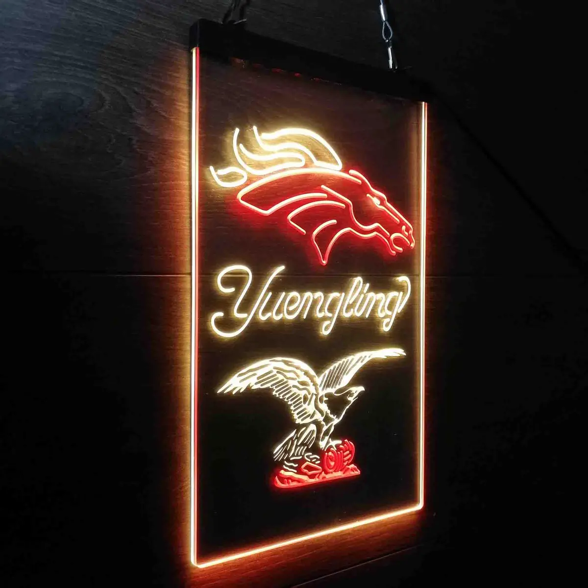 Yuengling Bar Denver Broncos Est. 1960 Neon-Like Led Sign 20