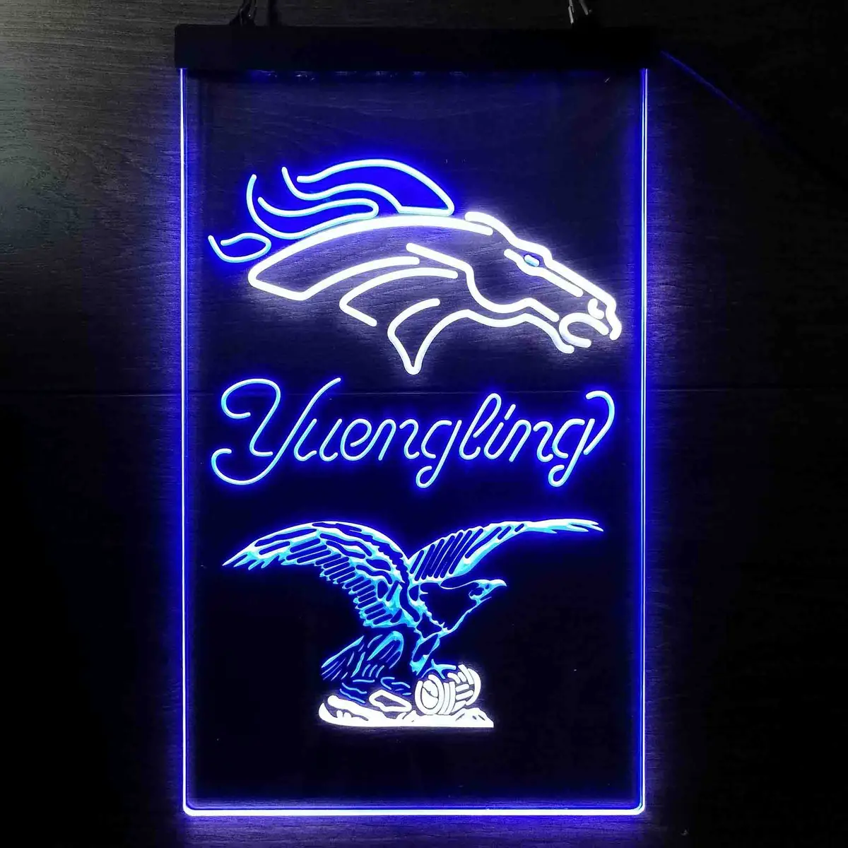 Yuengling Bar Denver Broncos Est. 1960 Neon-Like Led Sign 6