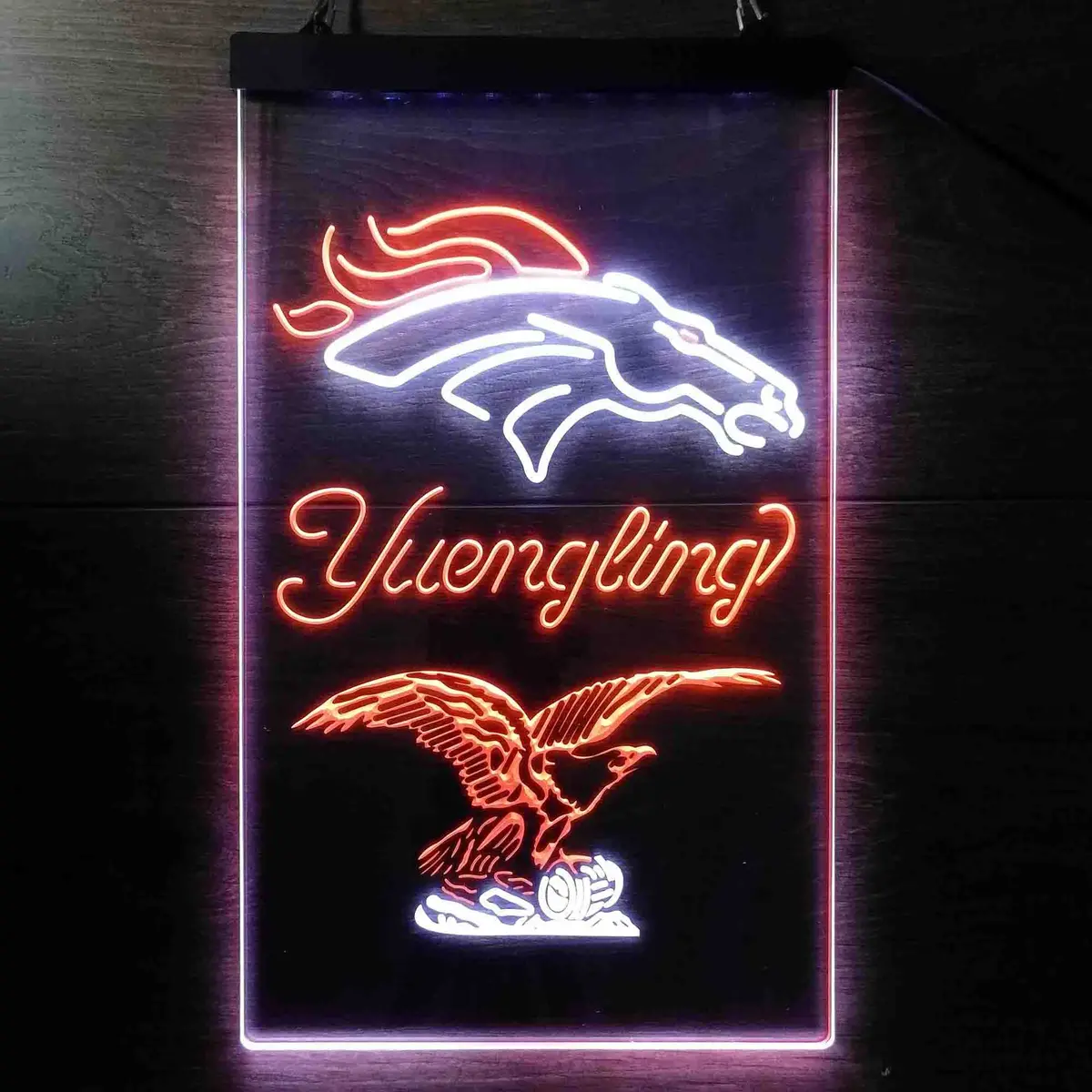 Yuengling Bar Denver Broncos Est. 1960 Neon-Like Led Sign 9