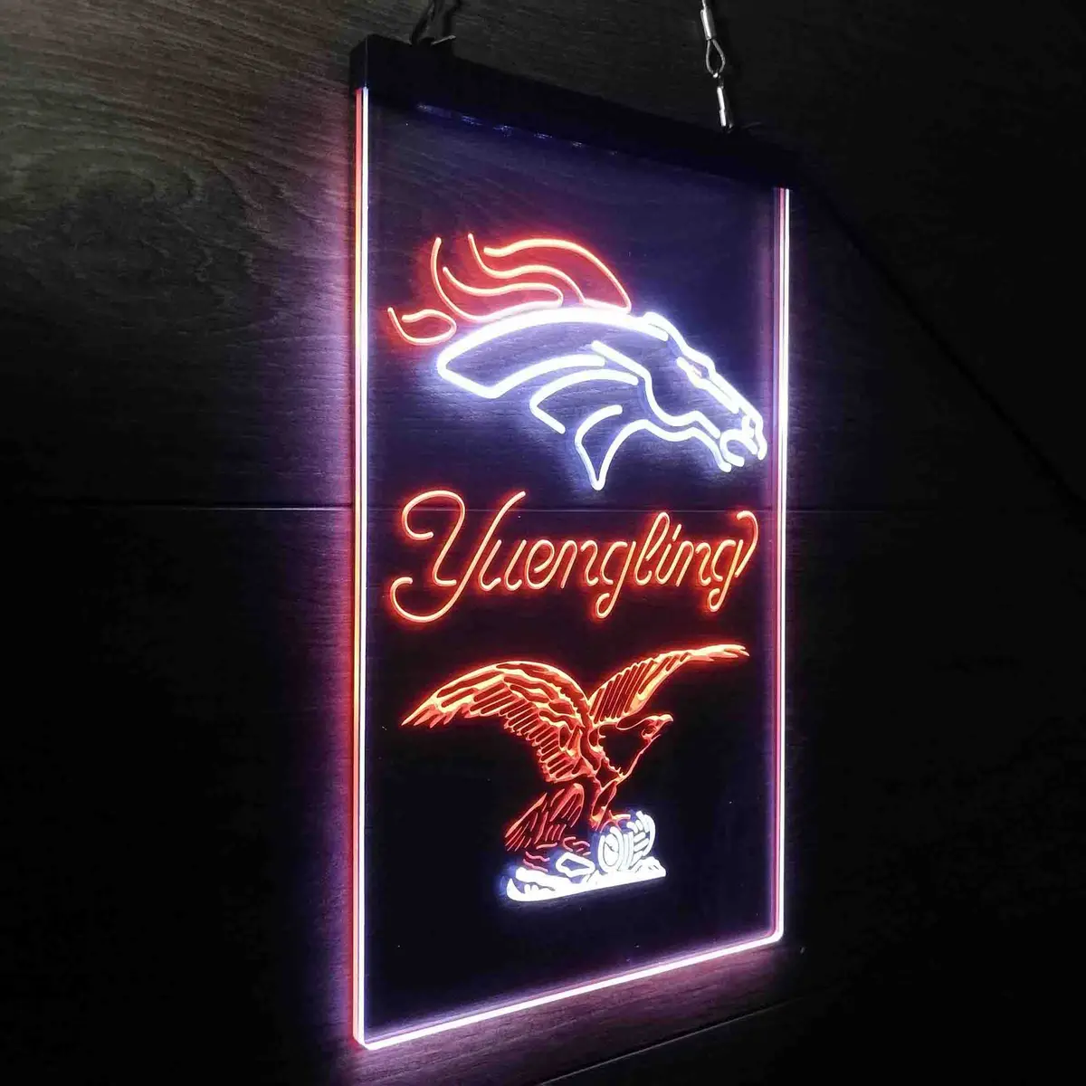 Yuengling Bar Denver Broncos Est. 1960 Neon-Like Led Sign 22