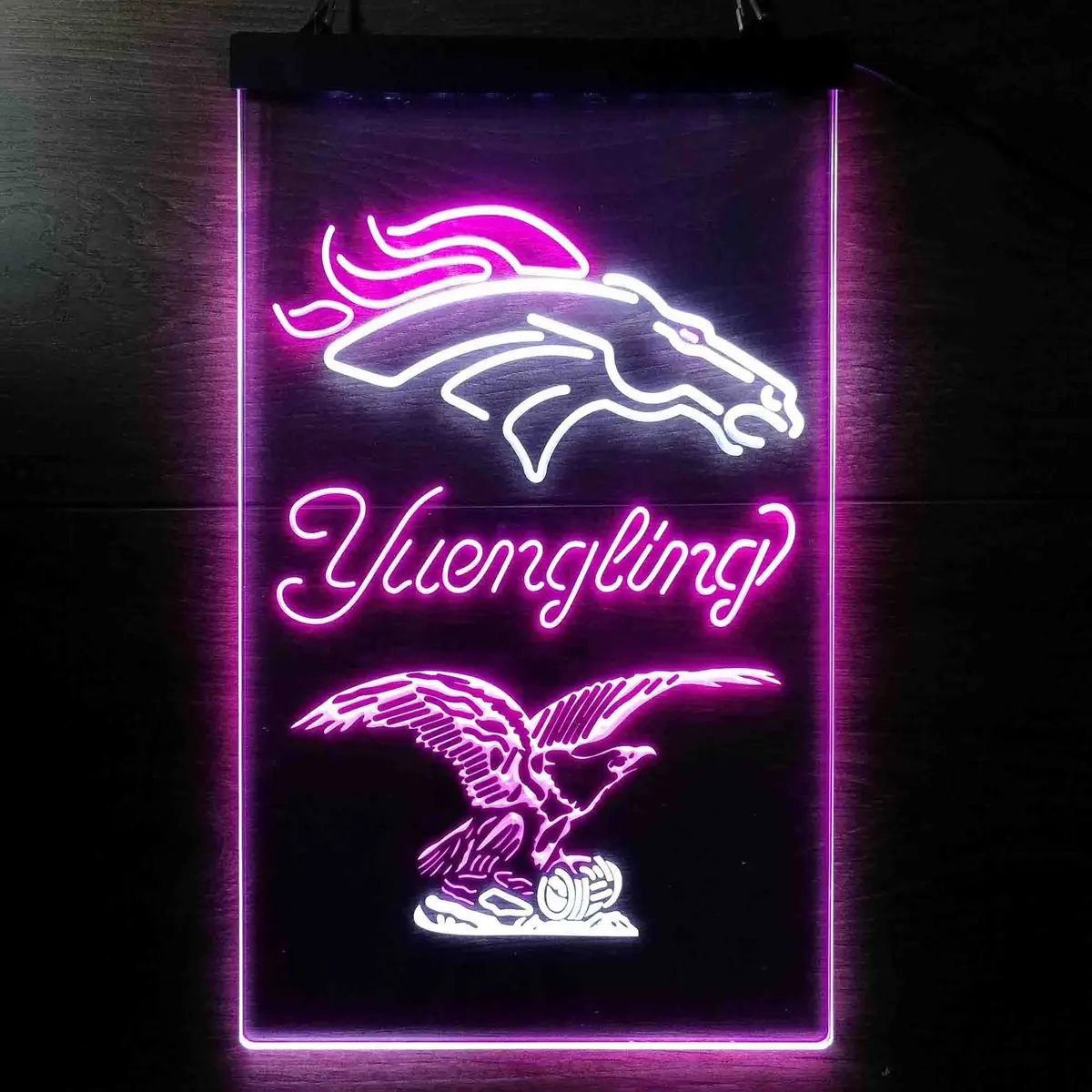 Yuengling Bar Denver Broncos Est. 1960 Neon-Like Led Sign 5