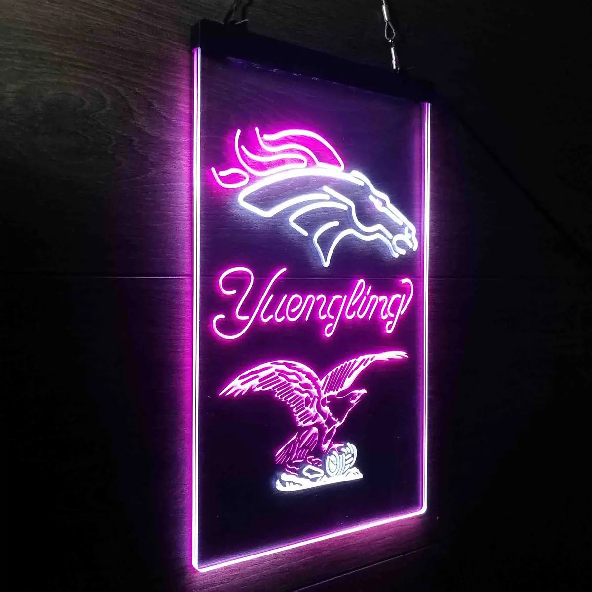 Yuengling Bar Denver Broncos Est. 1960 Neon-Like Led Sign 18