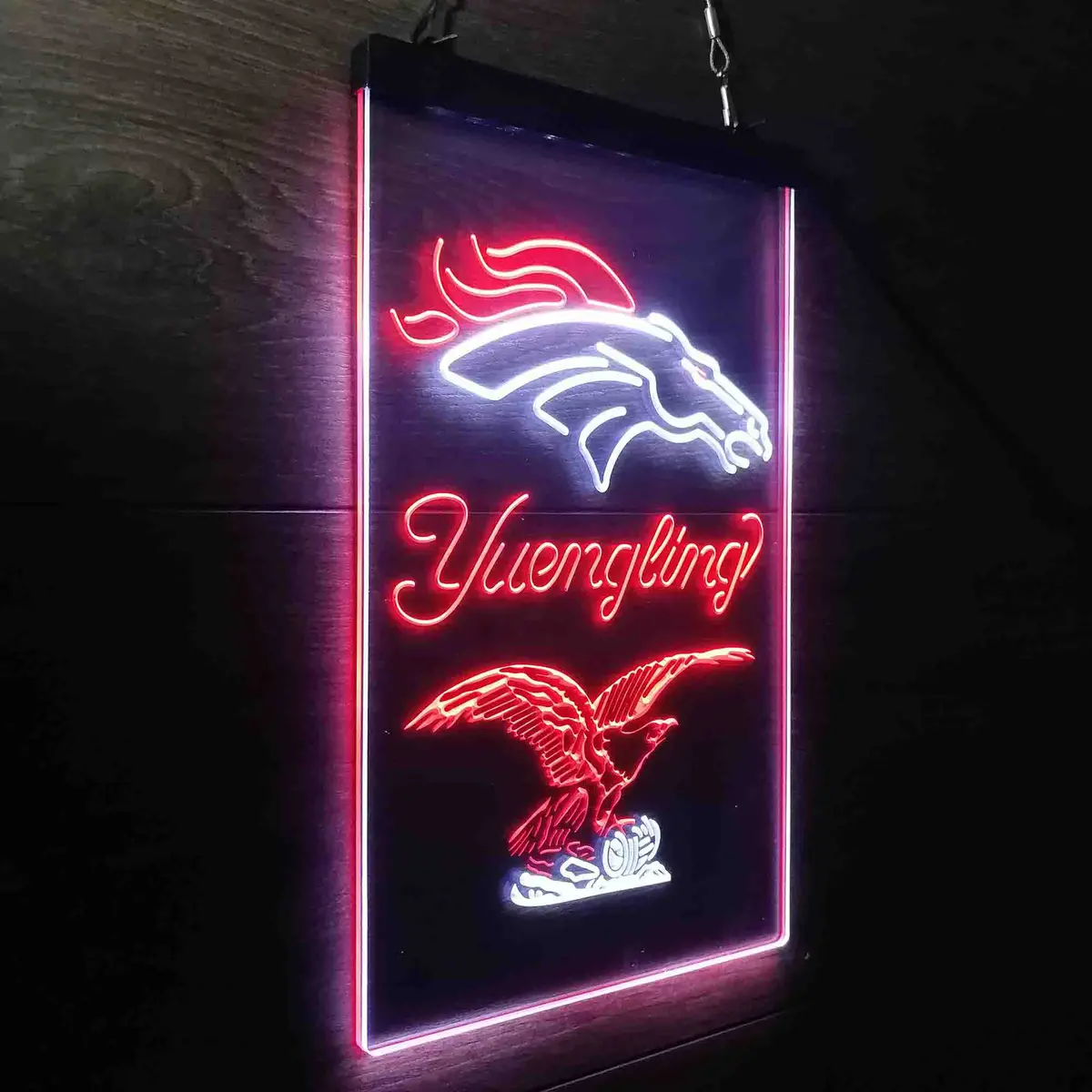 Yuengling Bar Denver Broncos Est. 1960 Neon-Like Led Sign 14