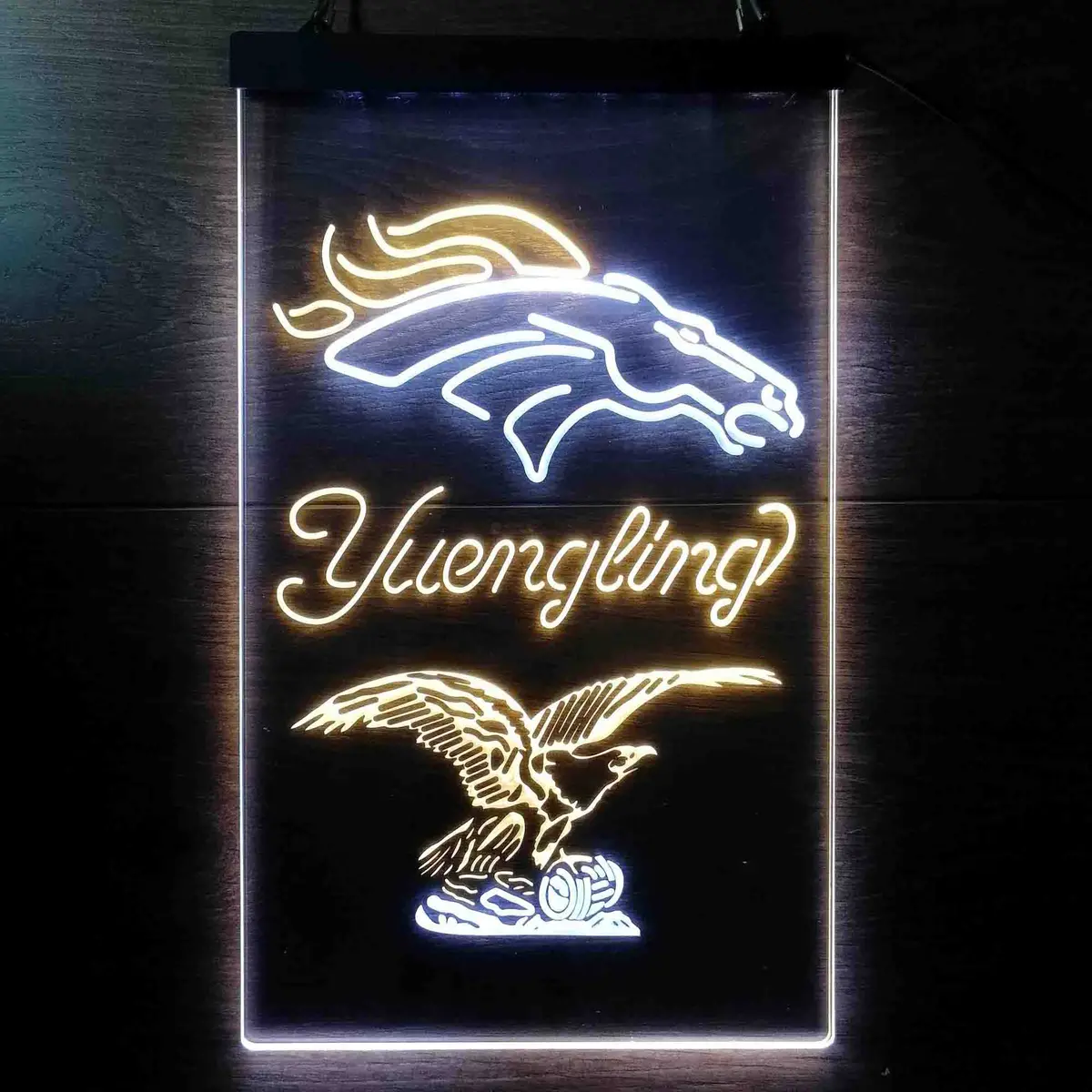 Yuengling Bar Denver Broncos Est. 1960 Neon-Like Led Sign 10