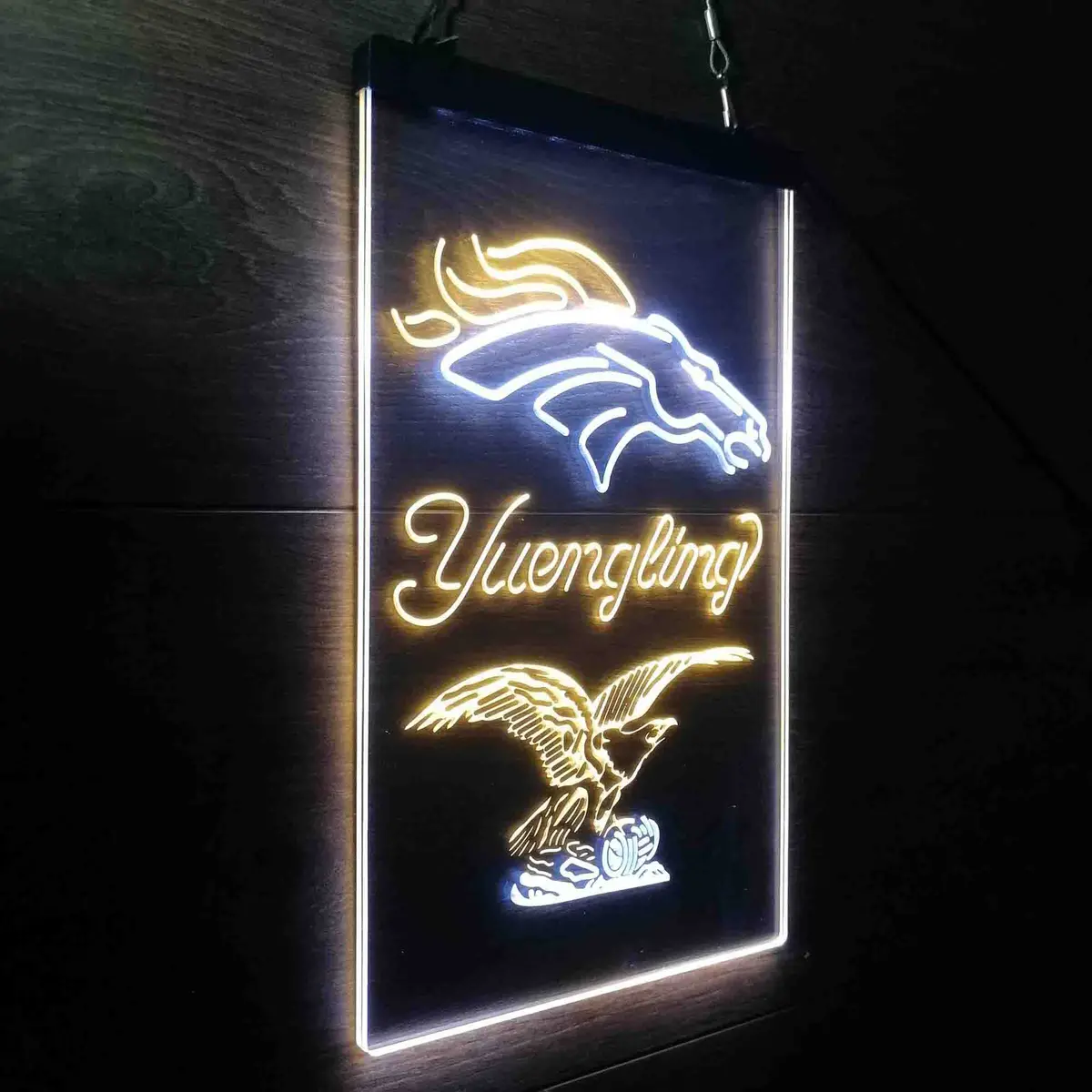 Yuengling Bar Denver Broncos Est. 1960 Neon-Like Led Sign 23