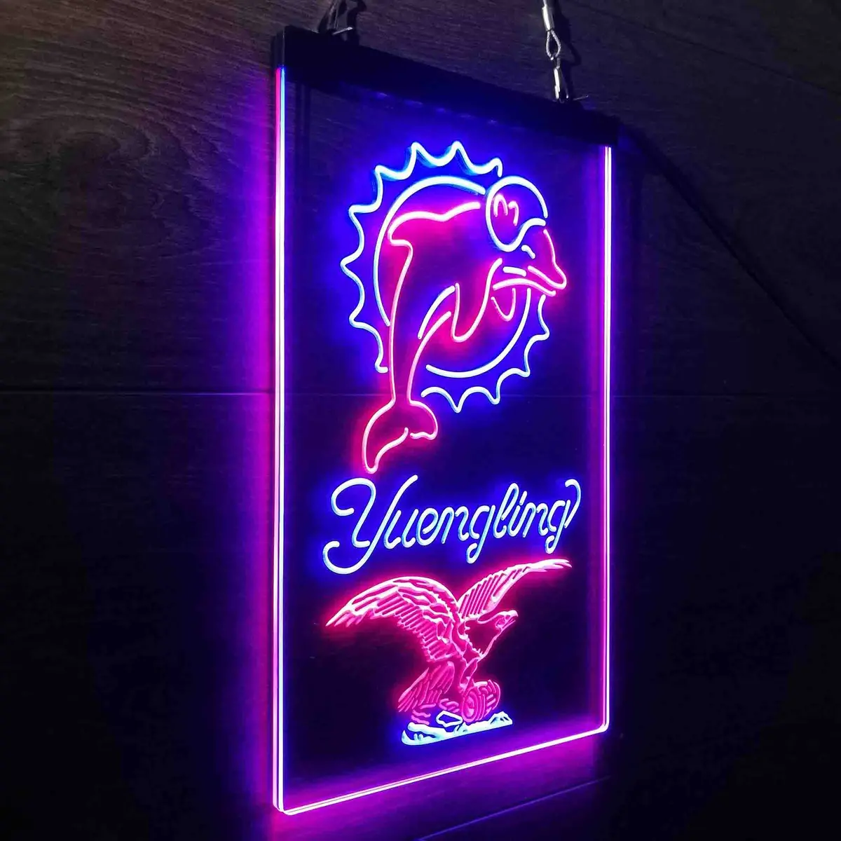 Yuengling Bar Miami Dolphins Est. 1966 Neon-Like Led Sign 15