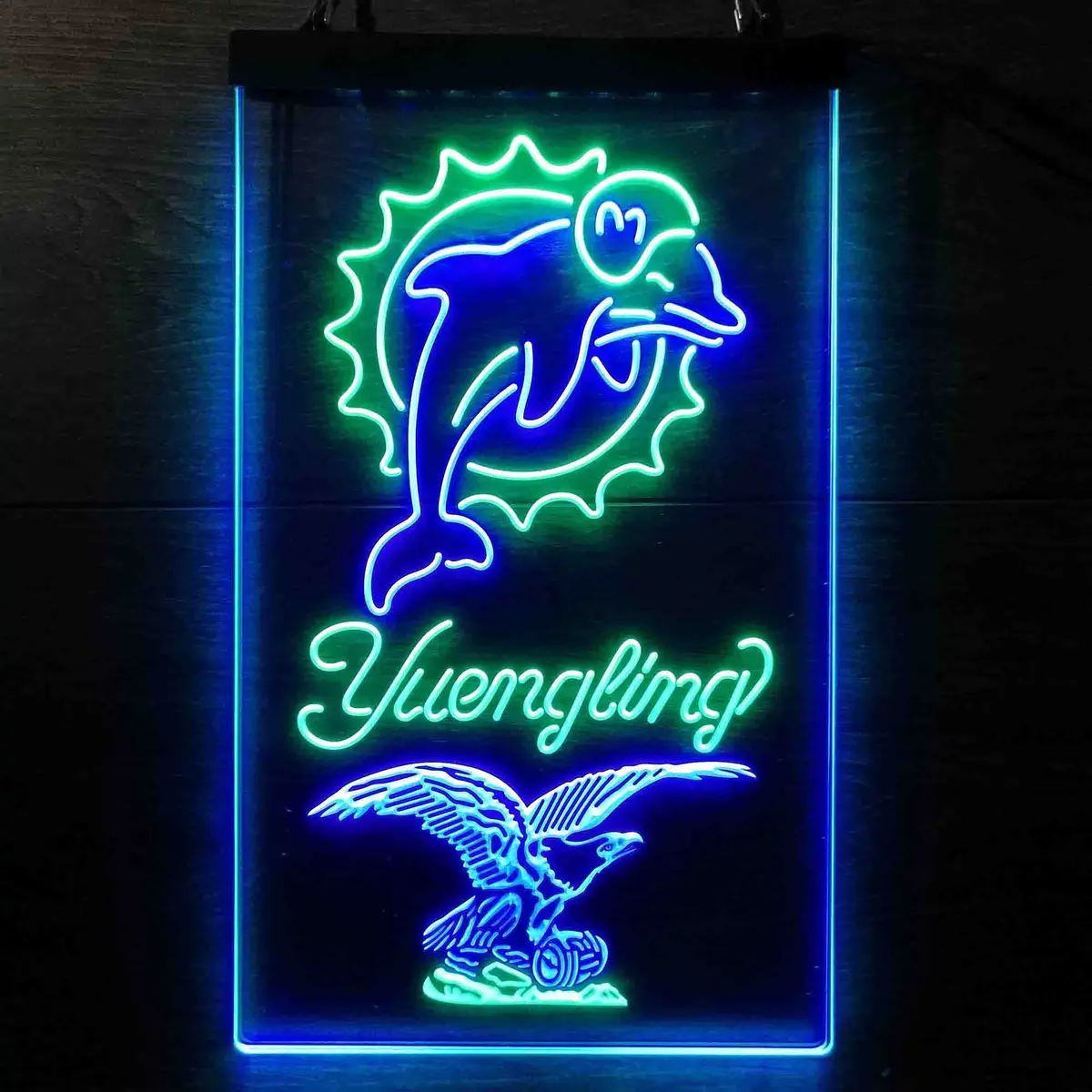 Yuengling Bar Miami Dolphins Est. 1966 Neon-Like Led Sign 13