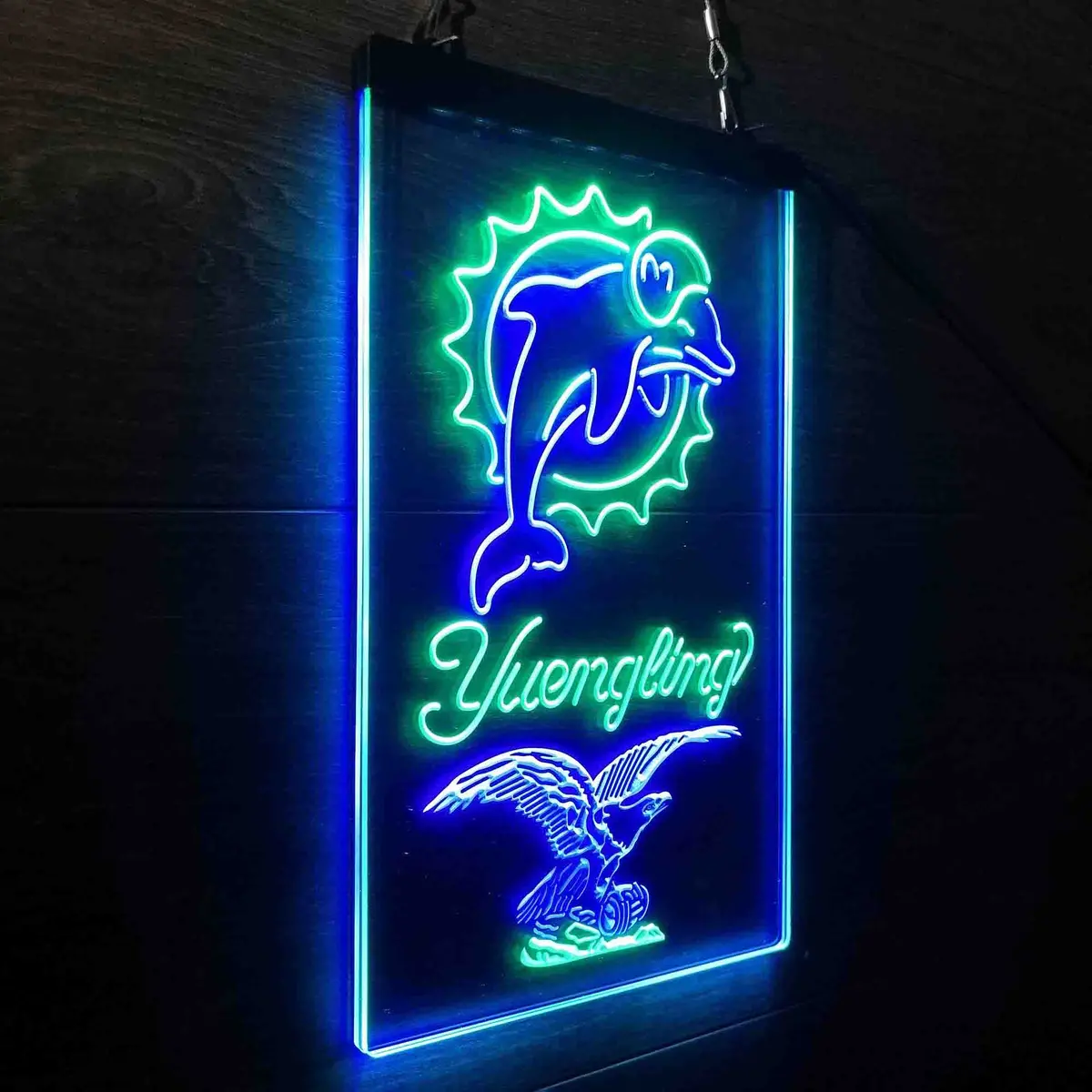 Yuengling Bar Miami Dolphins Est. 1966 Neon-Like Led Sign 26