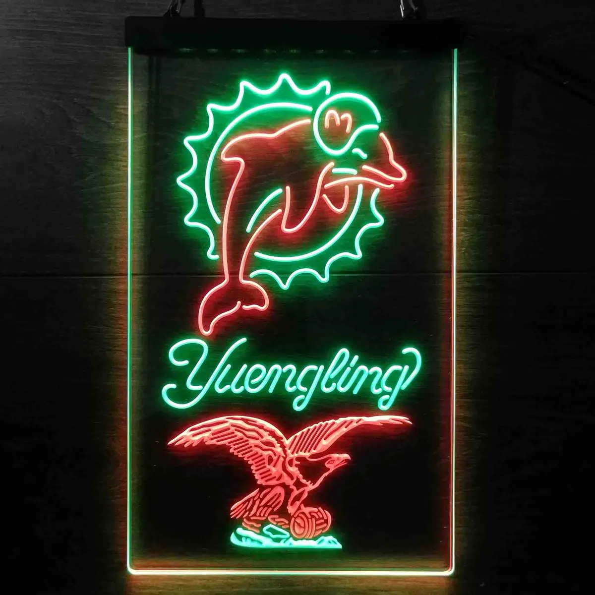 Yuengling Bar Miami Dolphins Est. 1966 Neon-Like Led Sign 9