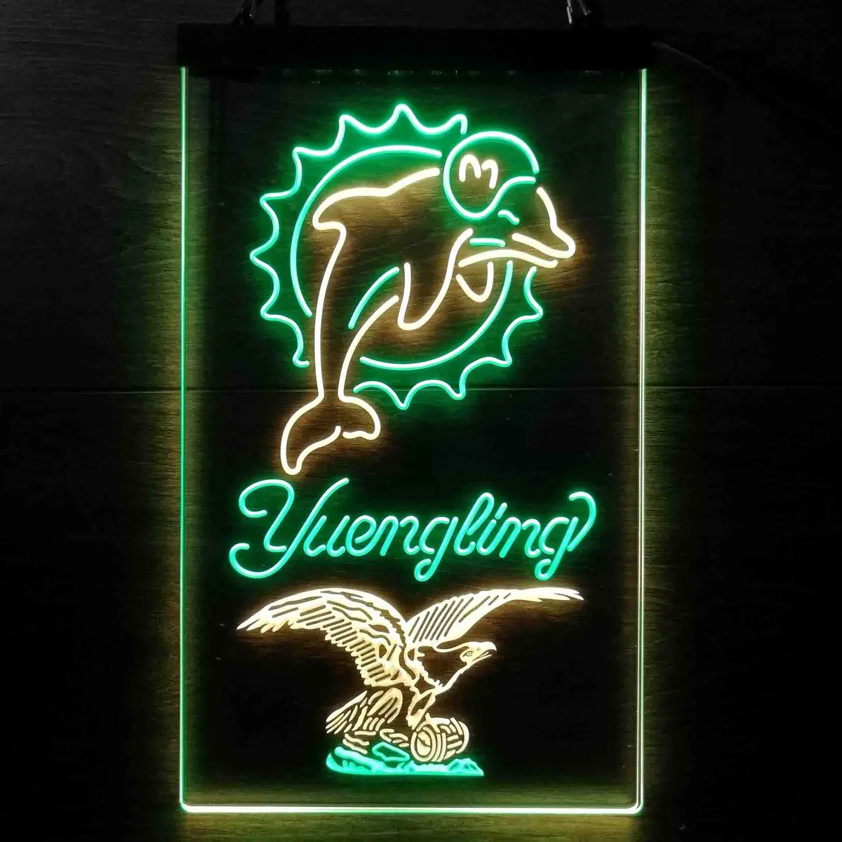 Yuengling Bar Miami Dolphins Est. 1966 Neon-Like Led Sign 11