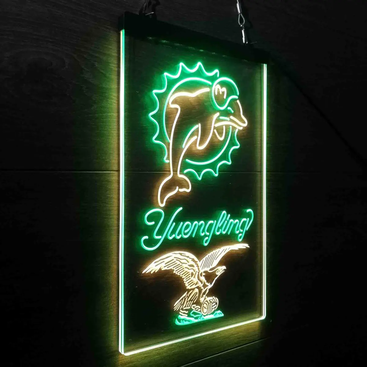 Yuengling Bar Miami Dolphins Est. 1966 Neon-Like Led Sign 24