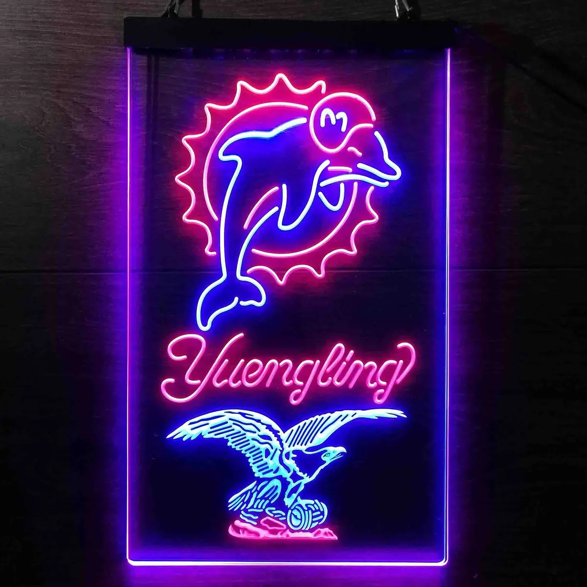 Yuengling Bar Miami Dolphins Est. 1966 Neon-Like Led Sign 3