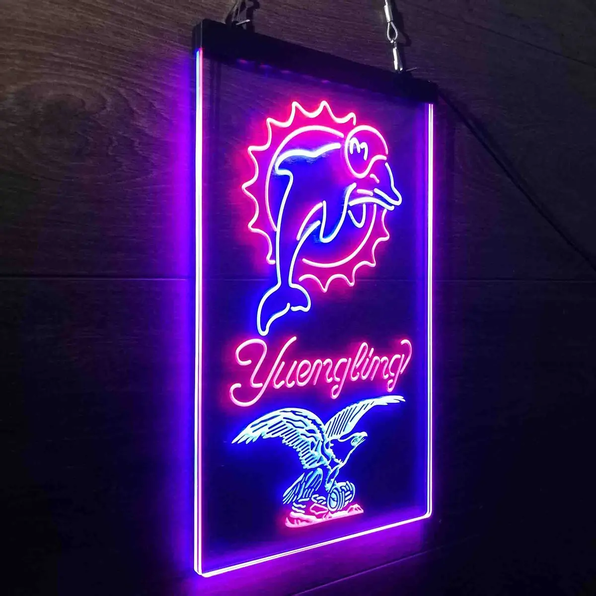 Yuengling Bar Miami Dolphins Est. 1966 Neon-Like Led Sign 16