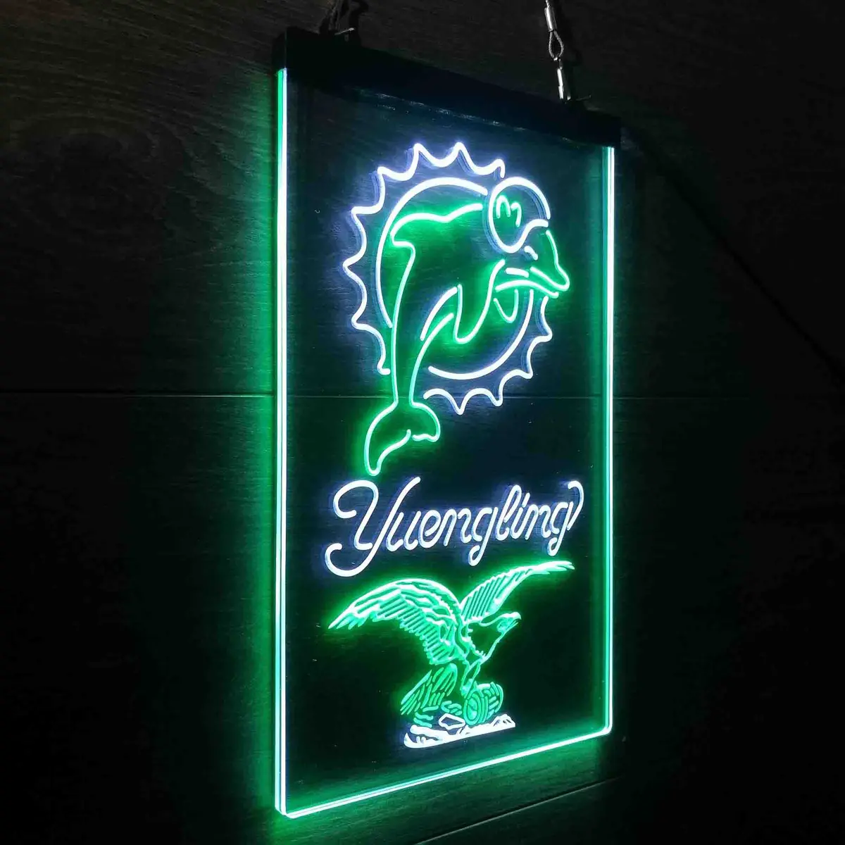 Yuengling Bar Miami Dolphins Est. 1966 Neon-Like Led Sign 18