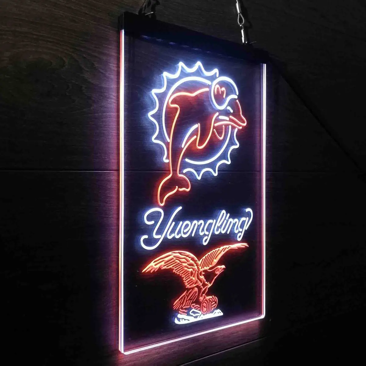 Yuengling Bar Miami Dolphins Est. 1966 Neon-Like Led Sign 19