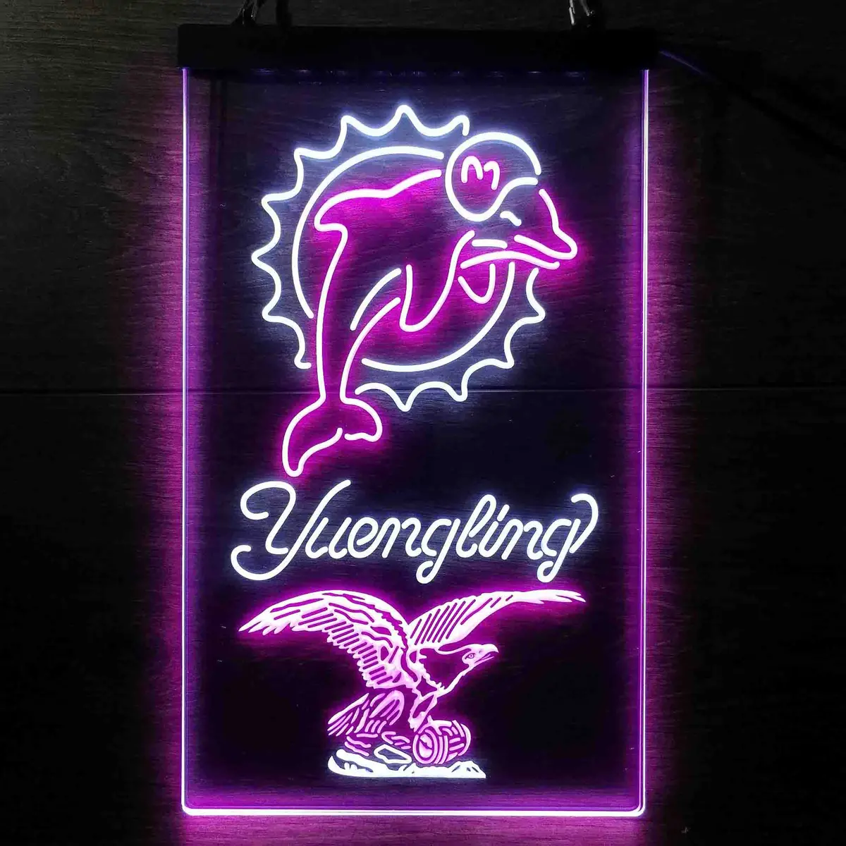 Yuengling Bar Miami Dolphins Est. 1966 Neon-Like Led Sign 8