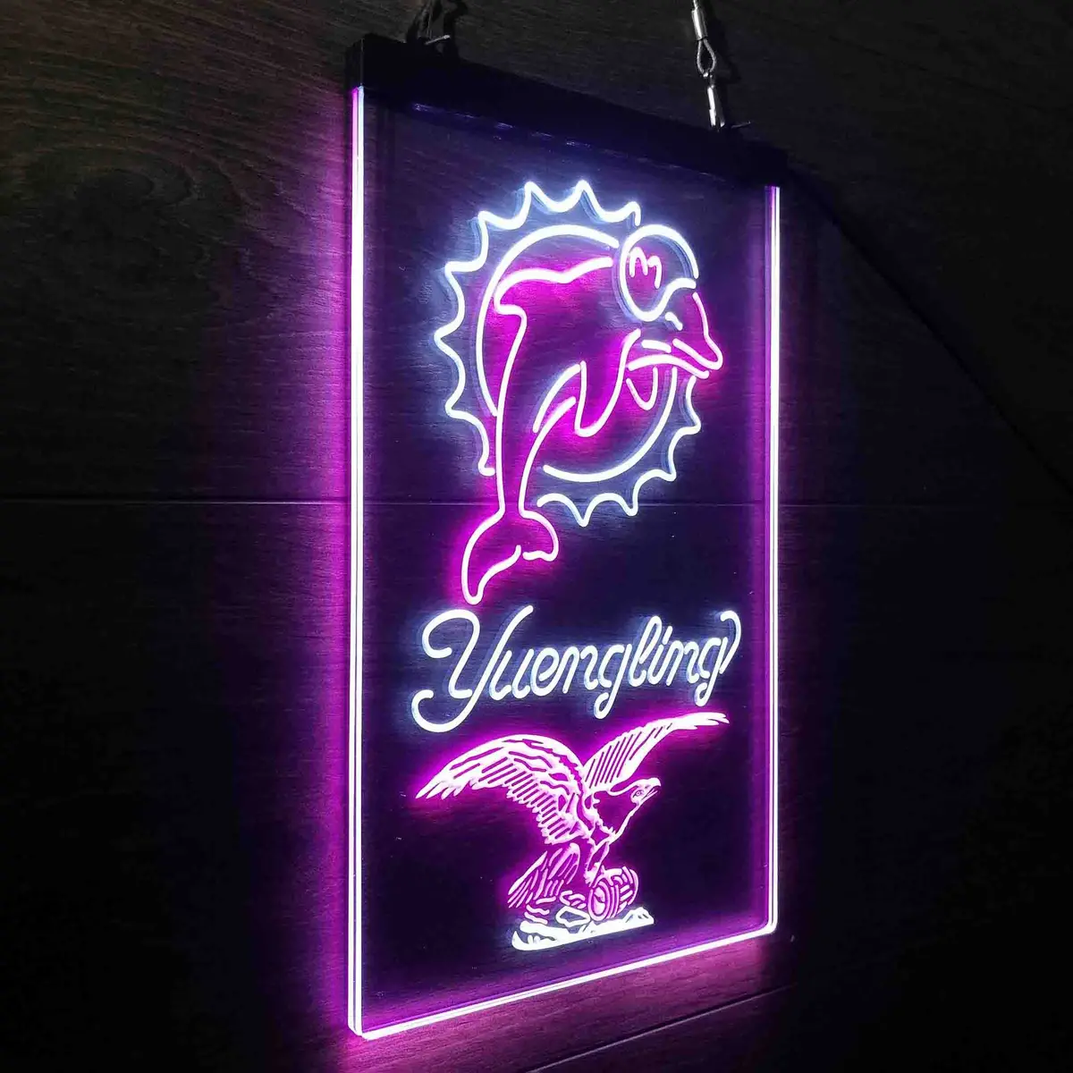 Yuengling Bar Miami Dolphins Est. 1966 Neon-Like Led Sign 21