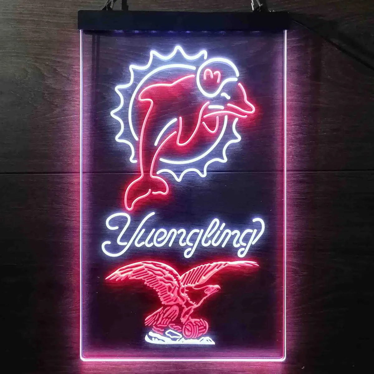 Yuengling Bar Miami Dolphins Est. 1966 Neon-Like Led Sign 12