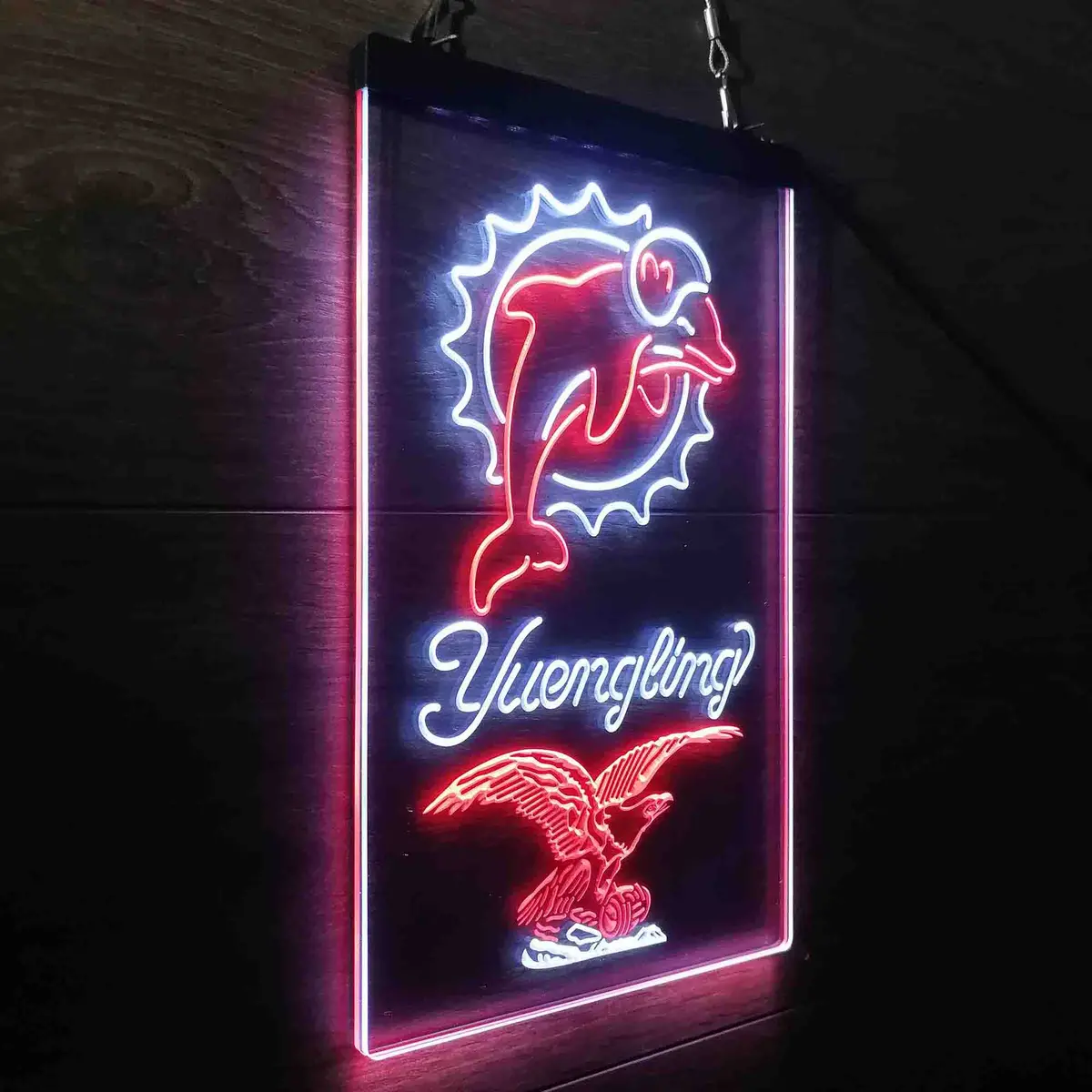 Yuengling Bar Miami Dolphins Est. 1966 Neon-Like Led Sign 25