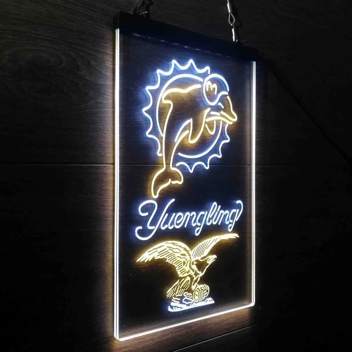Yuengling Bar Miami Dolphins Est. 1966 Neon-Like Led Sign 17