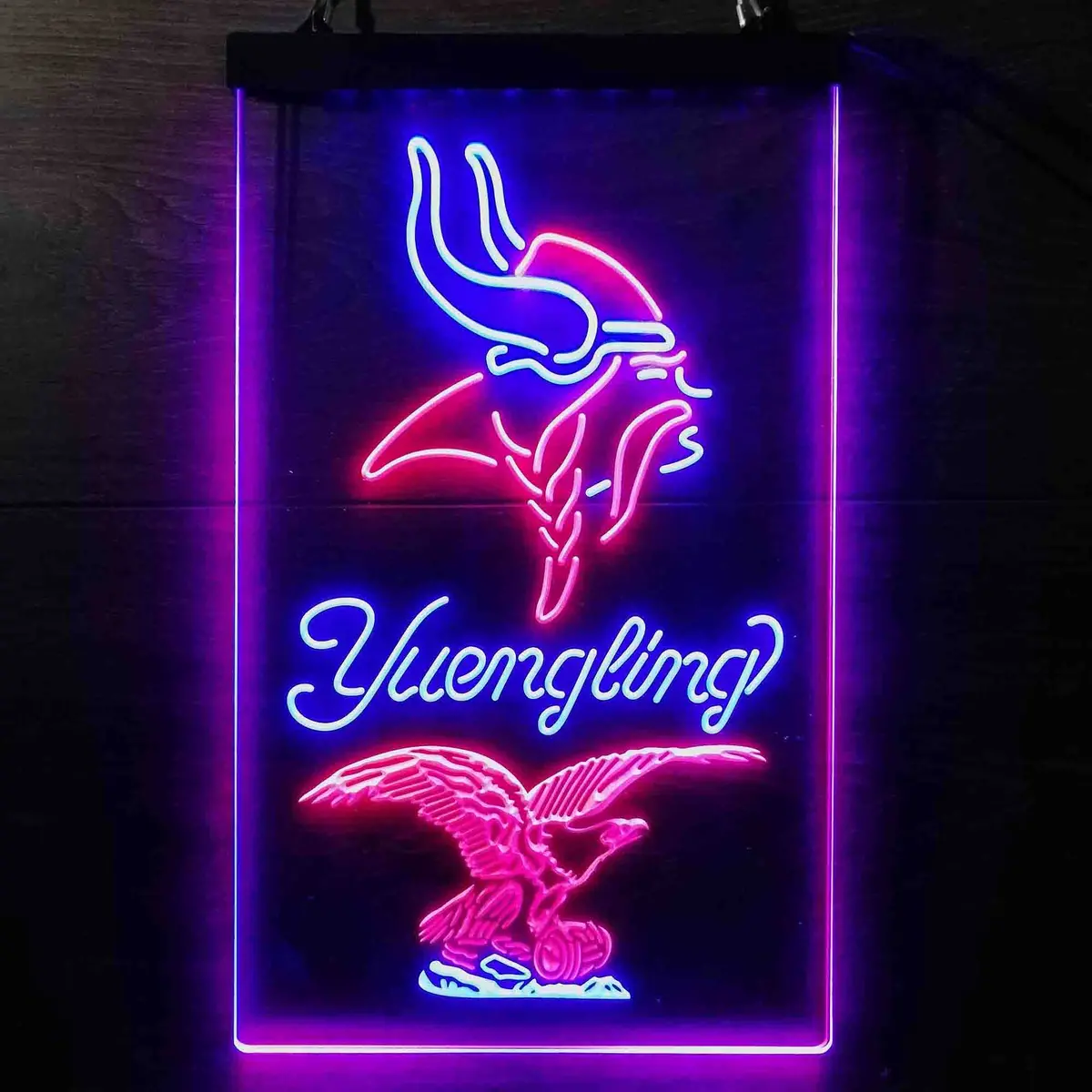 Yuengling Bar Minnesota Vikings Est. 1961 Neon-Like Led Sign 13