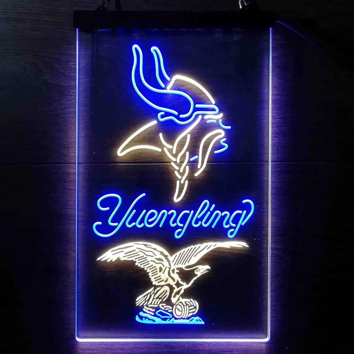 Yuengling Bar Minnesota Vikings Est. 1961 Neon-Like Led Sign 11