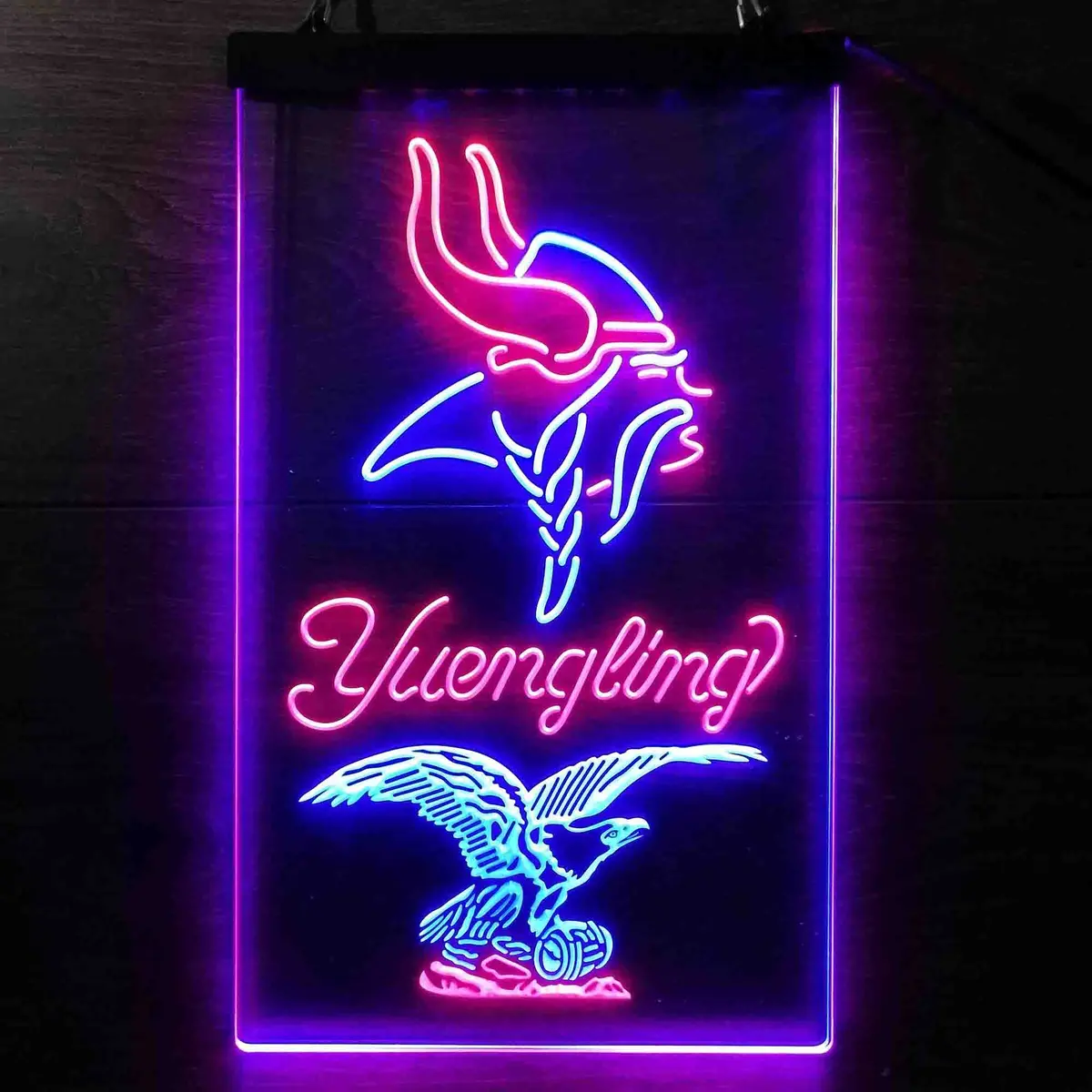 Yuengling Bar Minnesota Vikings Est. 1961 Neon-Like Led Sign 12