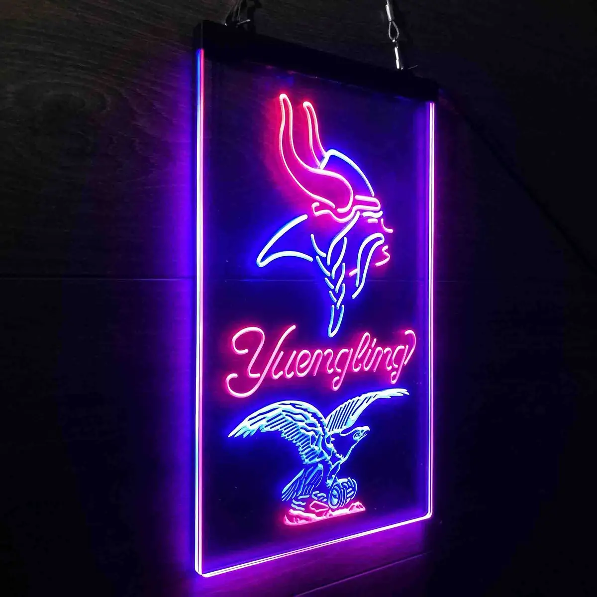 Yuengling Bar Minnesota Vikings Est. 1961 Neon-Like Led Sign 25