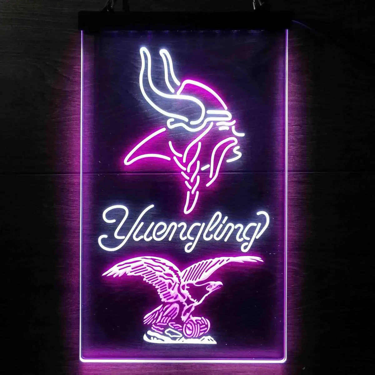 Yuengling Bar Minnesota Vikings Est. 1961 Neon-Like Led Sign 10