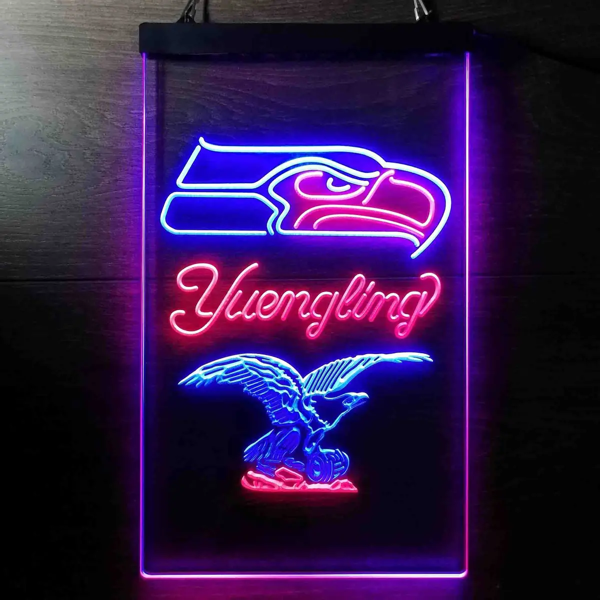 Yuengling Bar Seattle Seahawks Est. 1976 Neon-Like Led Sign 7
