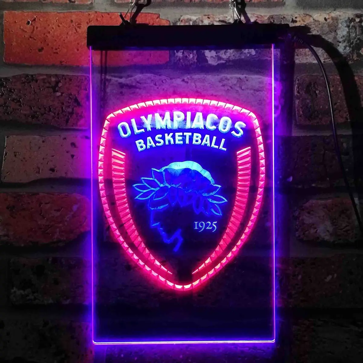 Olympiacos Basketball Neon Led Sign 2
