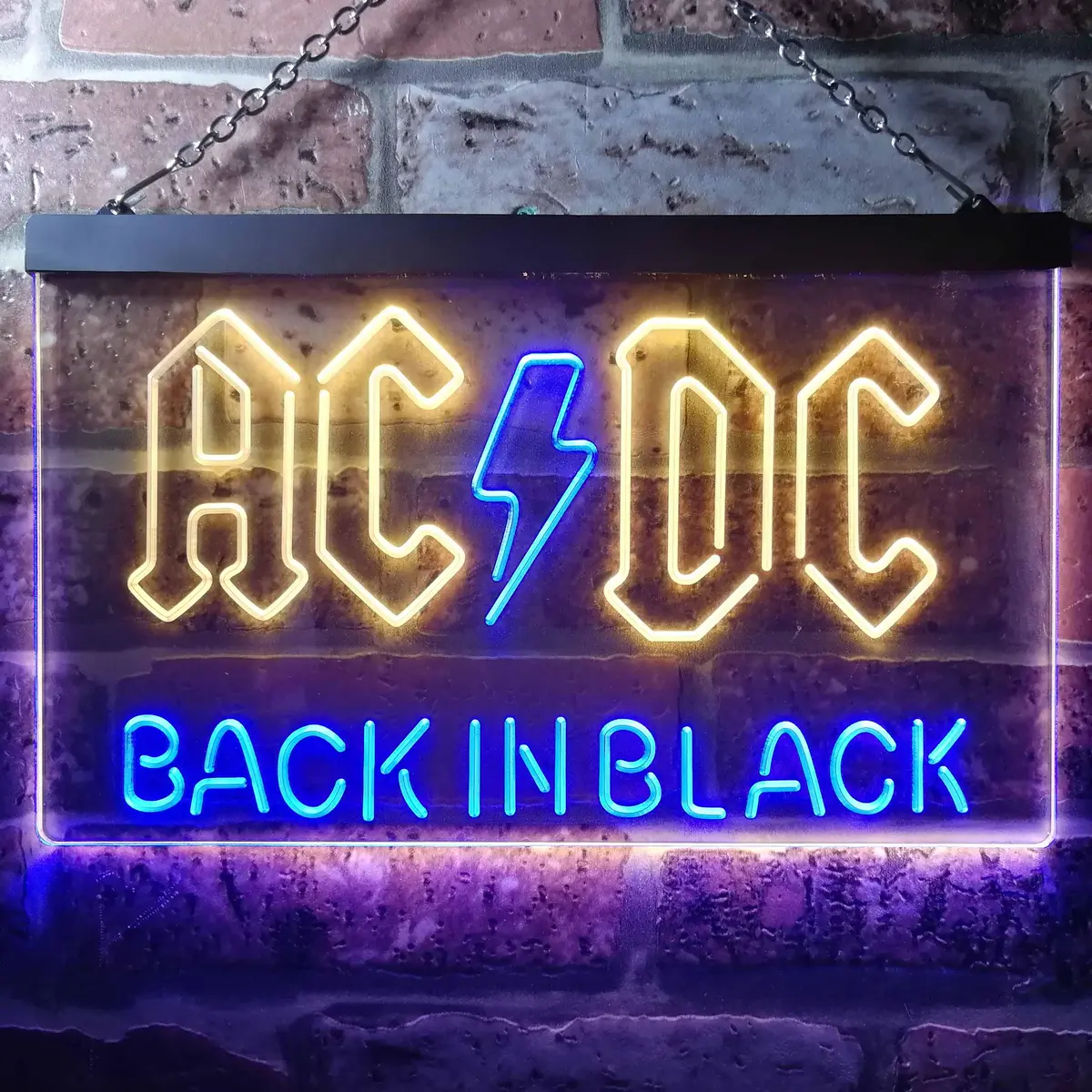 Acdc Rock Band Room Wall Decor Led Neon Sign 13