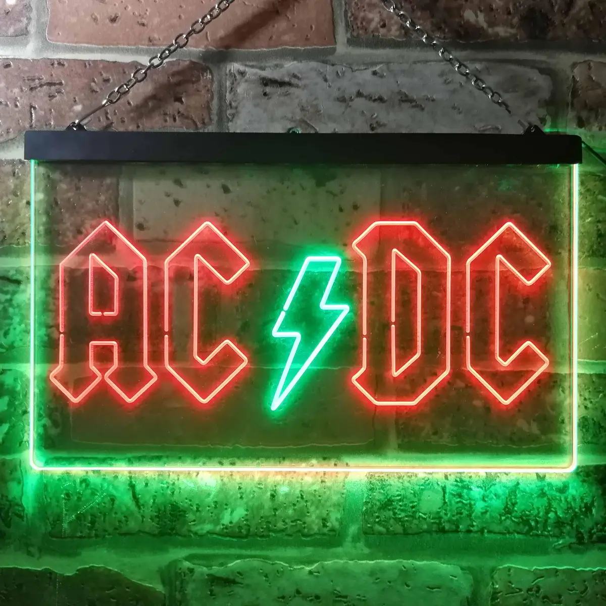 AC/DC Neon Light Sign – Dual-Color LED Music Wall Art - Image 11