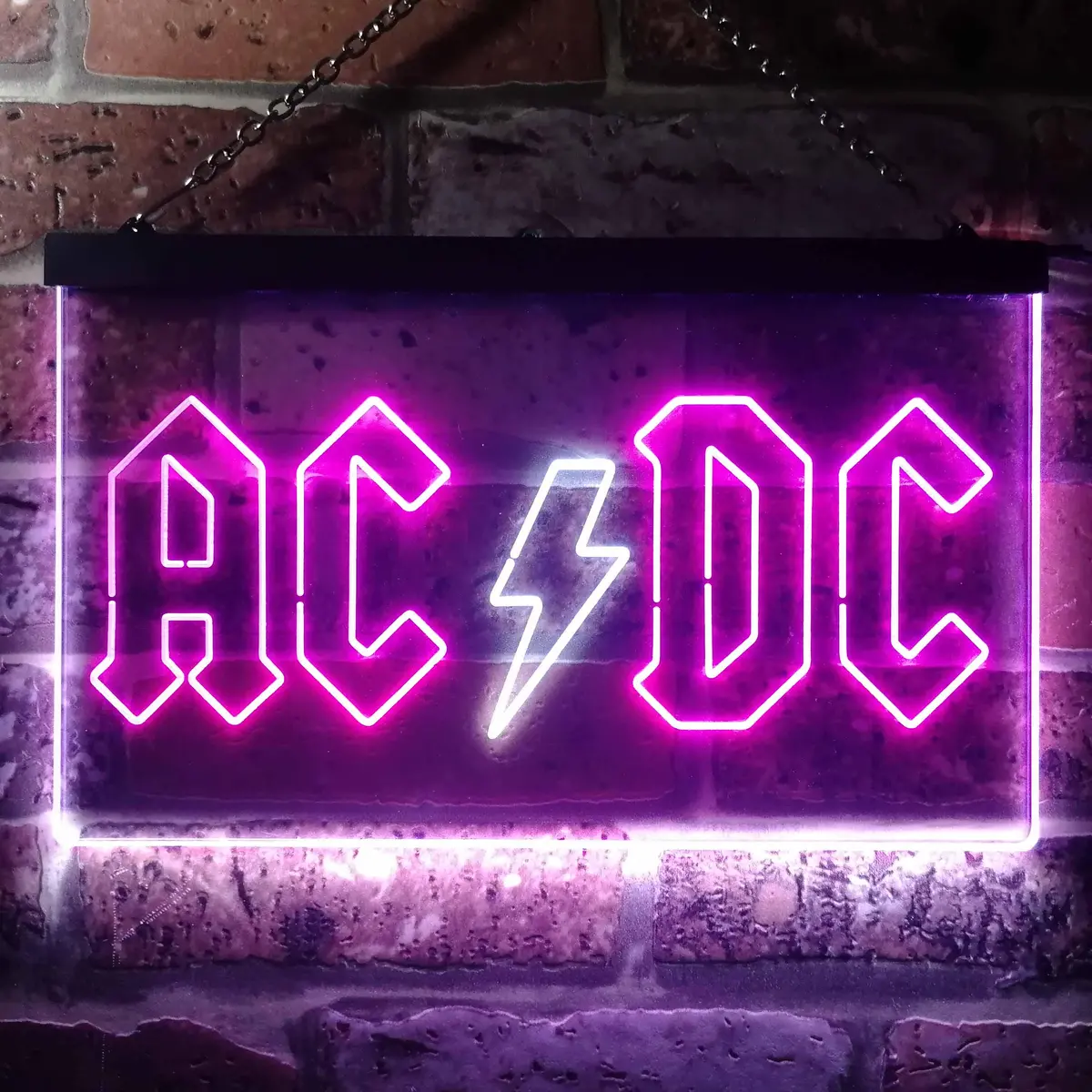 AC/DC Neon Light Sign – Dual-Color LED Music Wall Art - Image 7