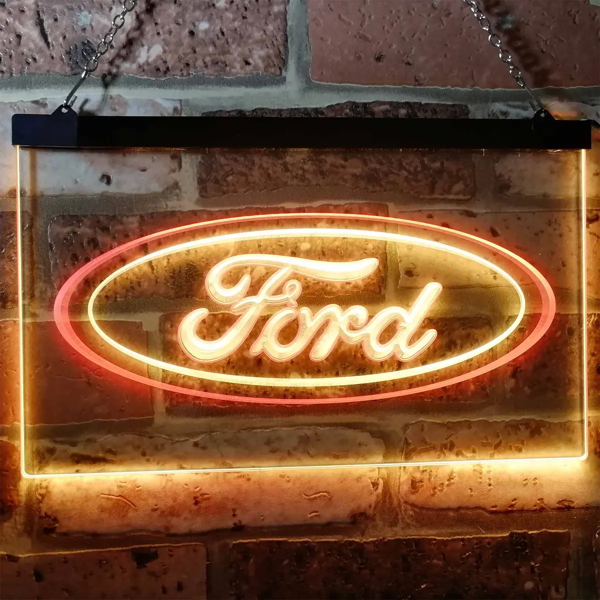 Ford-Themed Garage Neon Sign for Man Cave or Auto Lounge