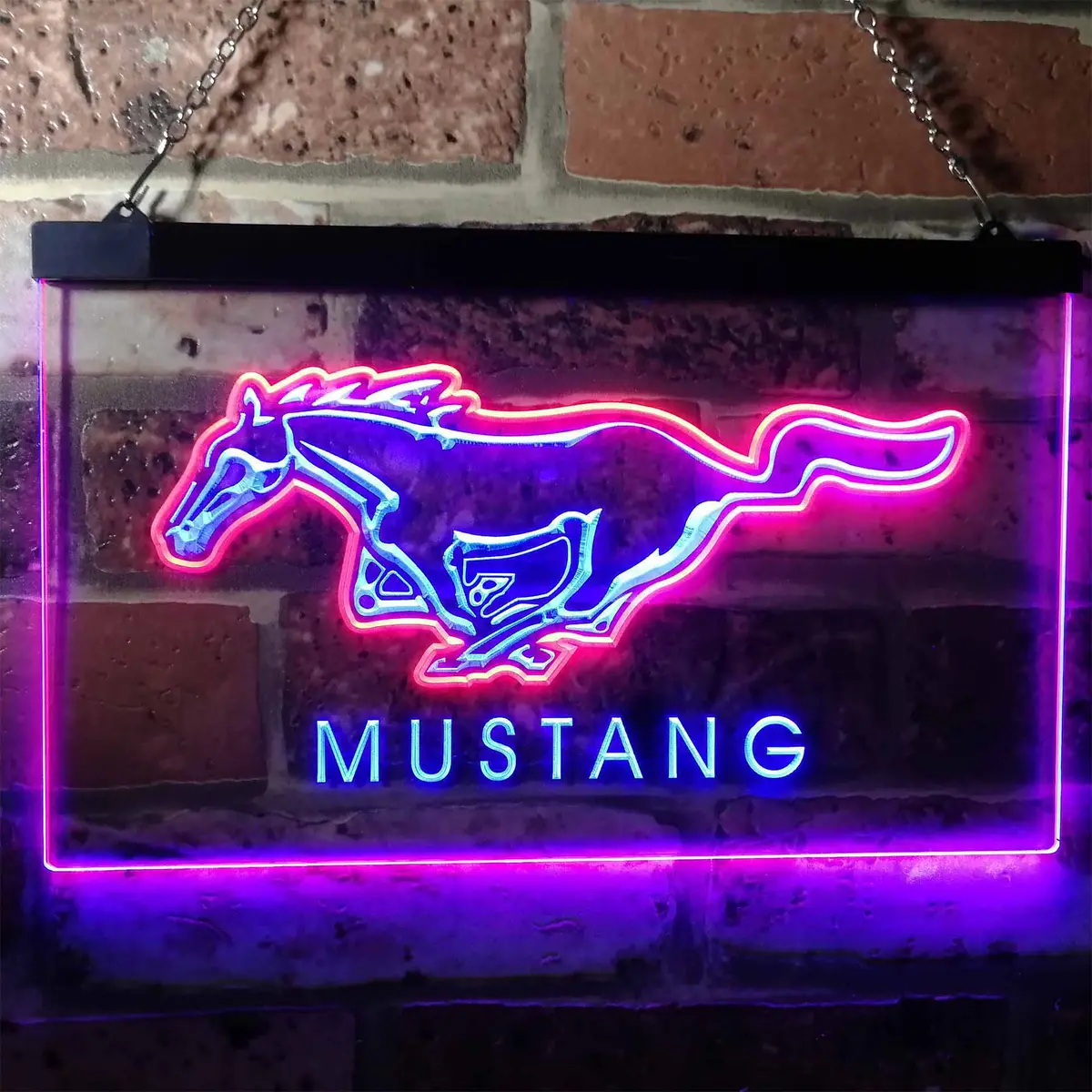 Mustang Ford Horse Car Bar Led Neon Sign 4