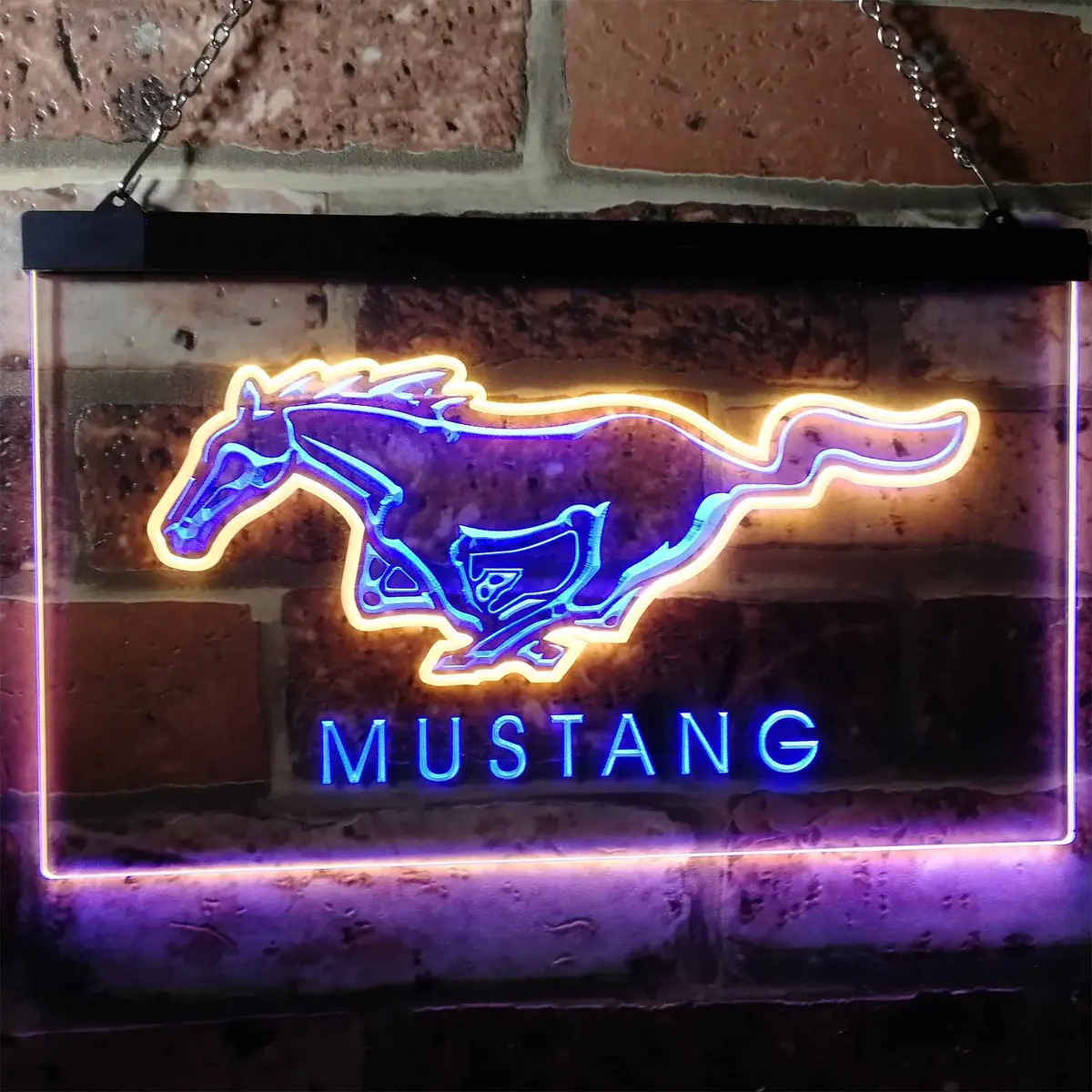 Mustang Ford Horse Car Bar Led Neon Sign 13