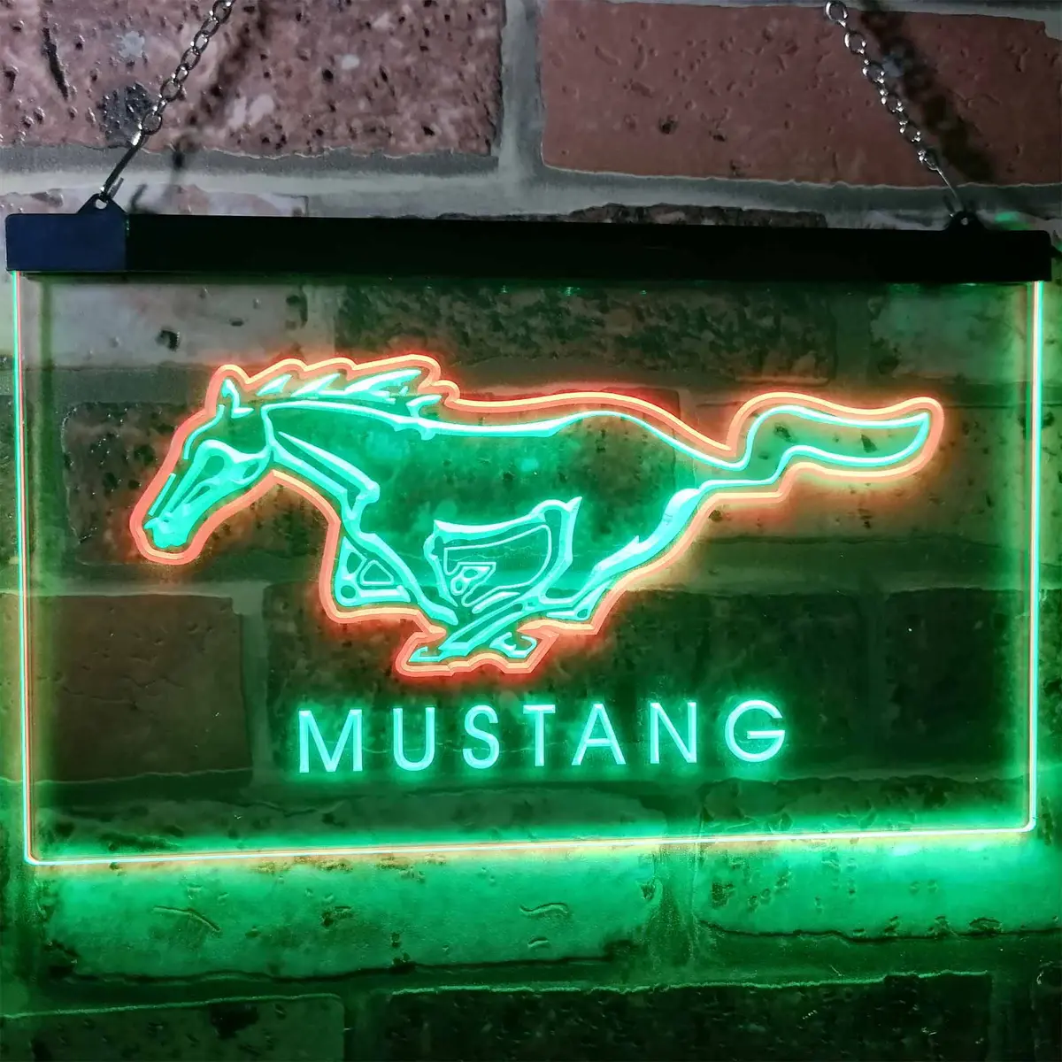 Mustang Ford Horse Car Bar Led Neon Sign 10