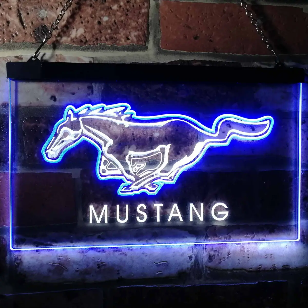 Mustang Ford Horse Car Bar Led Neon Sign 7