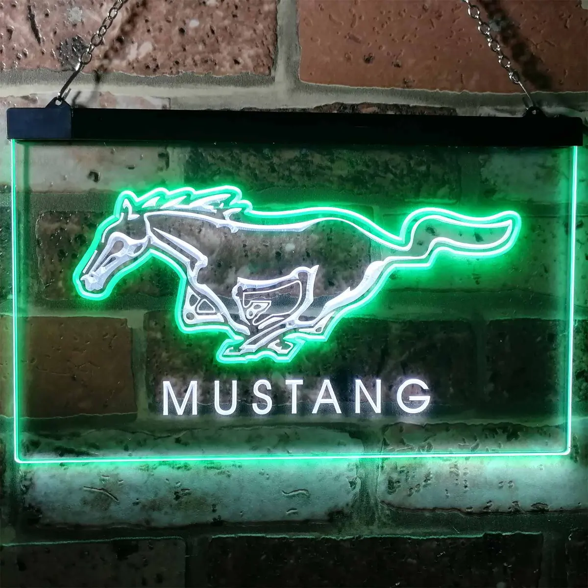 Mustang Ford Horse Car Bar Led Neon Sign 12