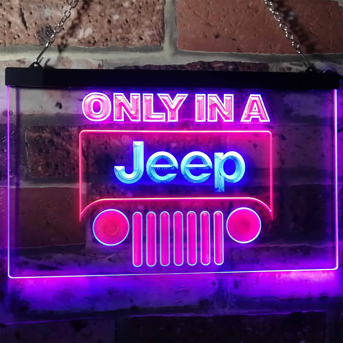 Jeep Only In A Jeep Car Neon-Like Led Sign 9