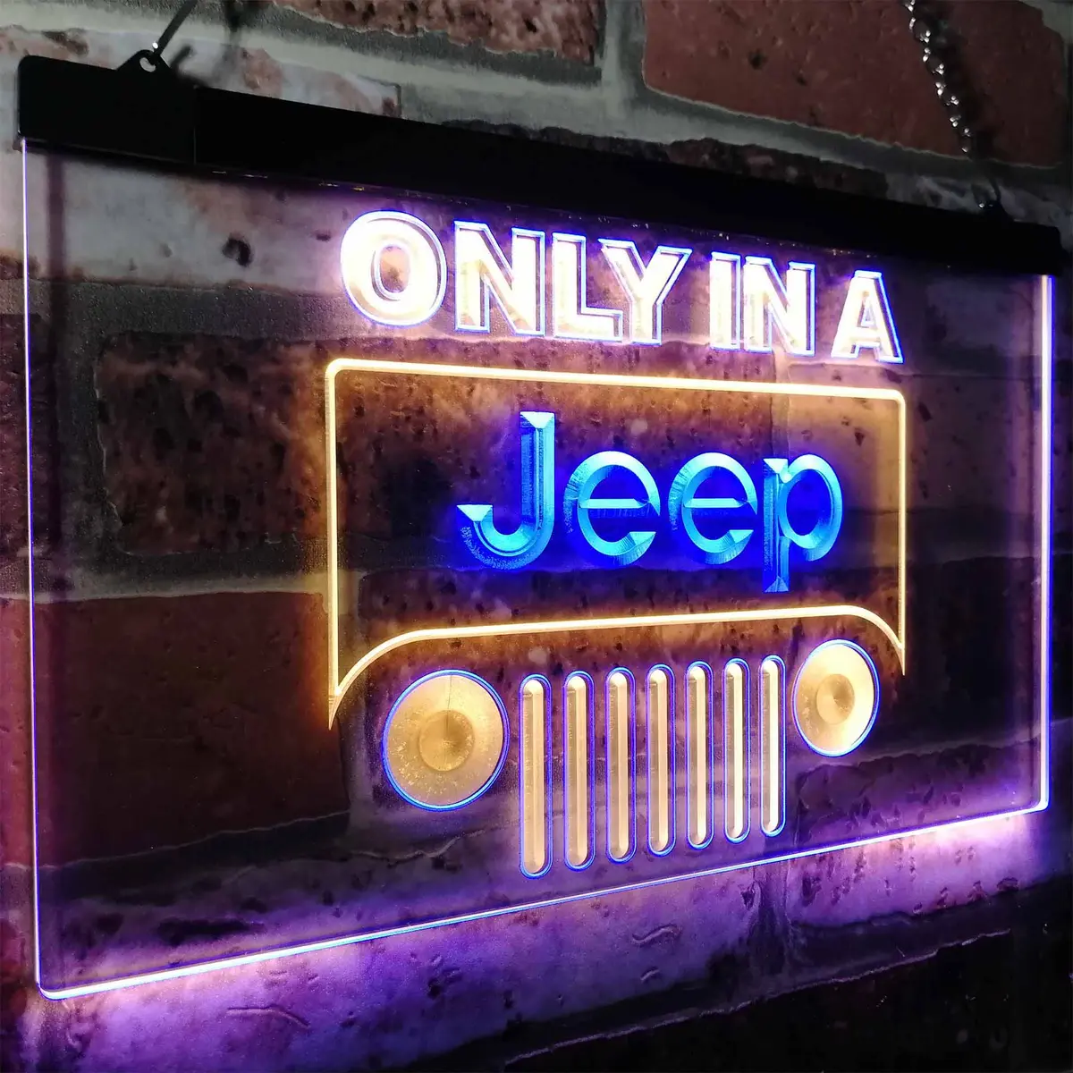 Jeep Only In A Jeep Car Neon-Like Led Sign 15