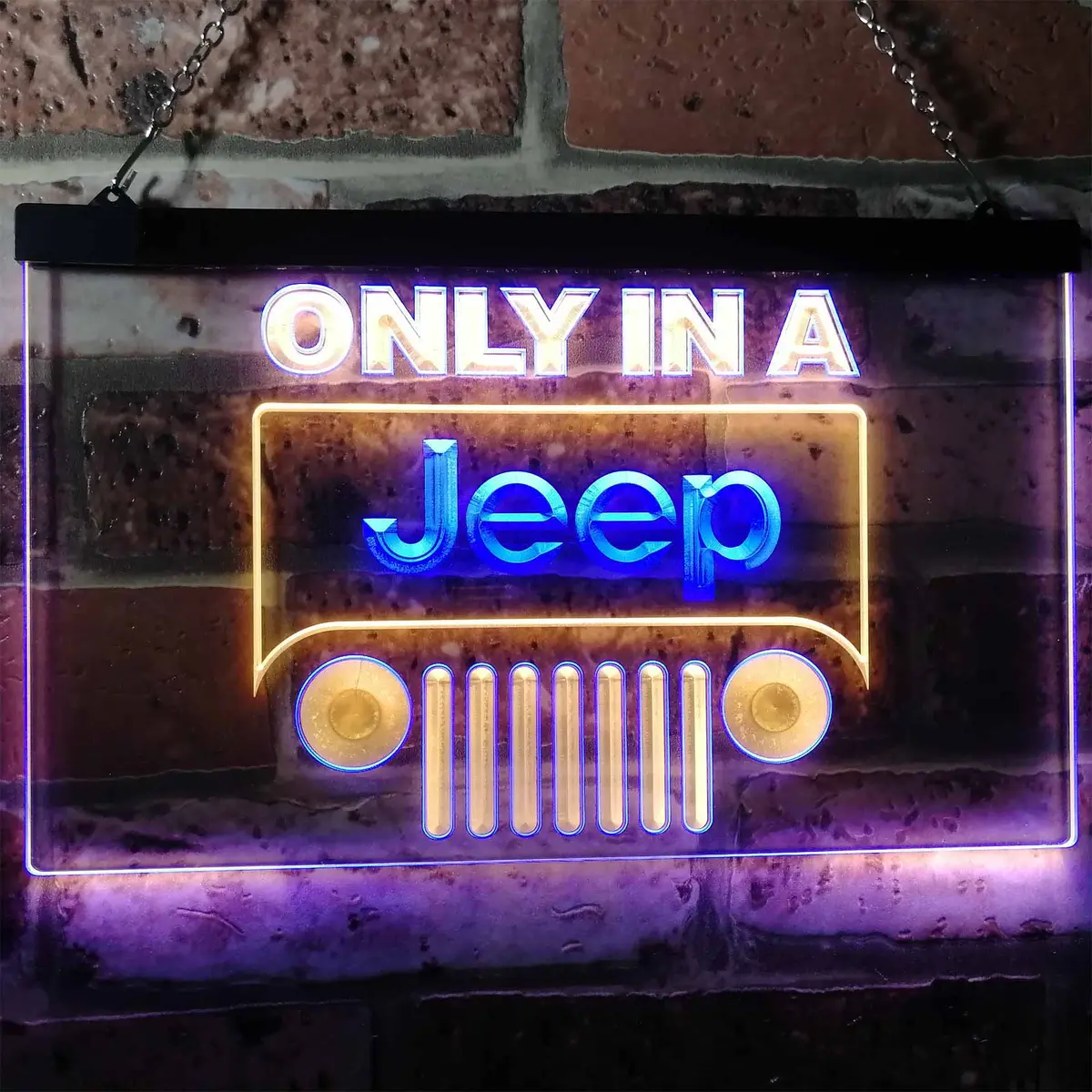 Jeep Only In A Jeep Car Neon-Like Led Sign 2