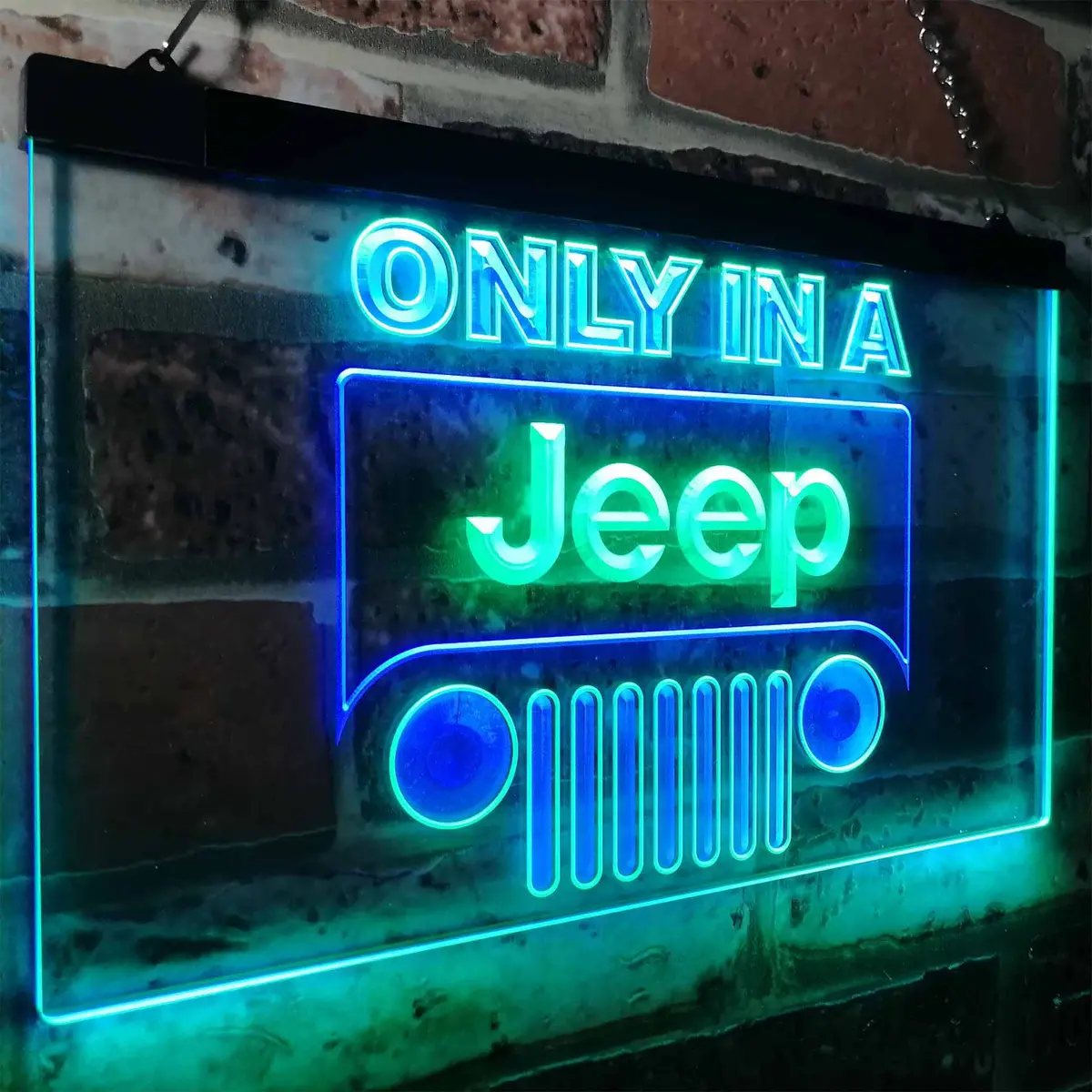 Jeep Only In A Jeep Car Neon-Like Led Sign 14