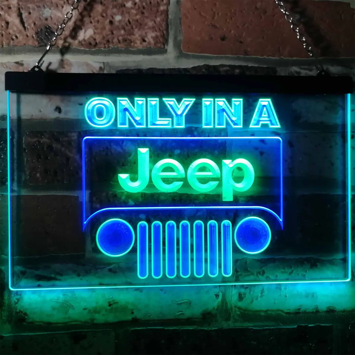 Jeep Only In A Jeep Car Neon-Like Led Sign 1